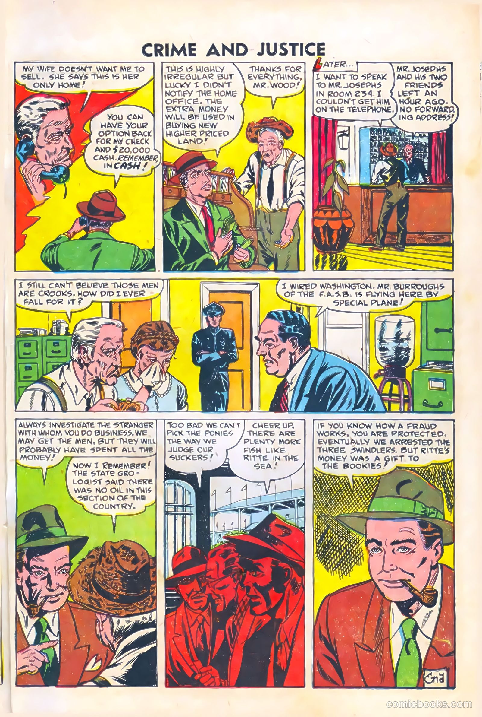 Crime and Justice #6 (1952) — page 17