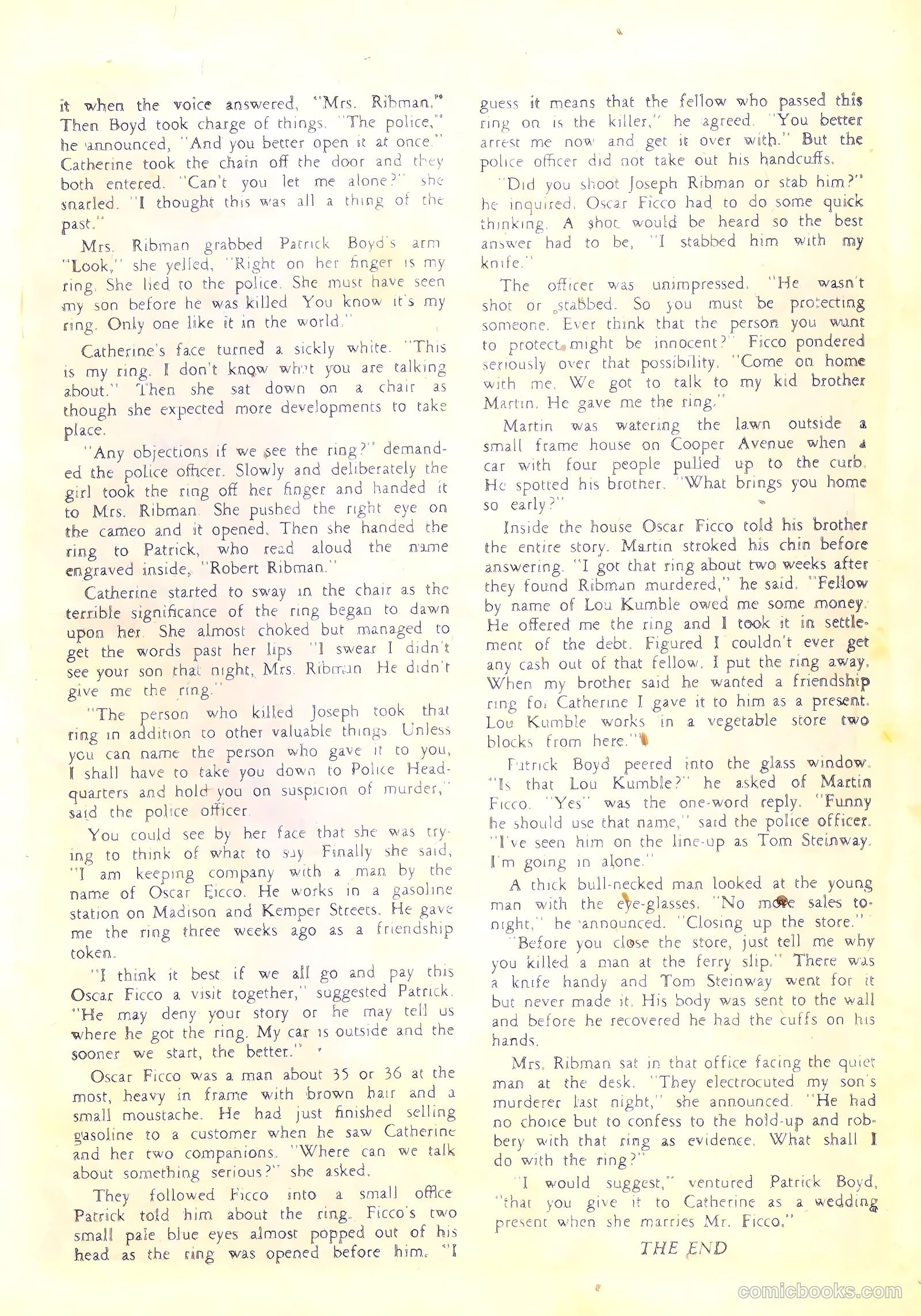 Crime and Justice #6 (1952) — page 19