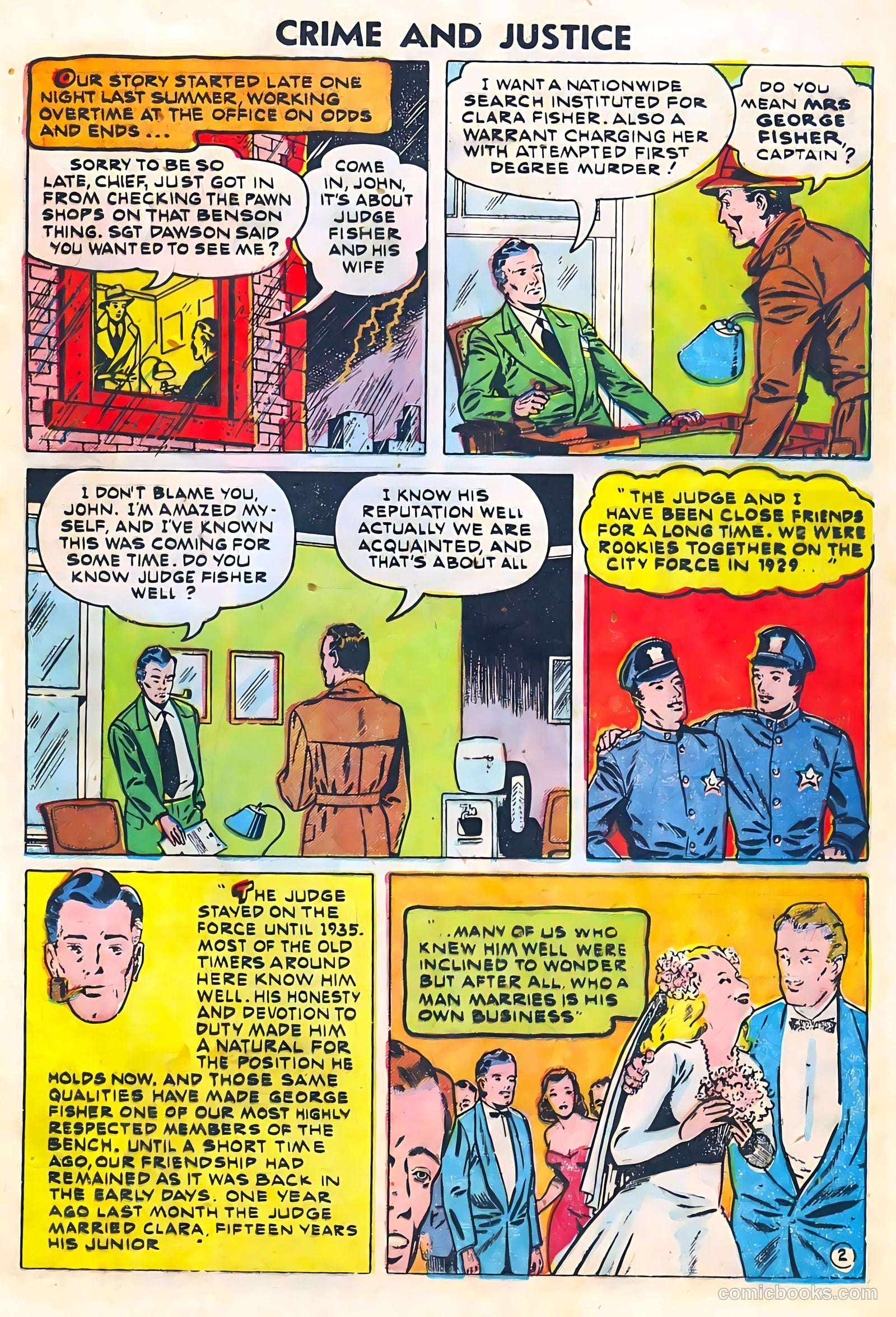 Crime and Justice #6 (1952) — page 21