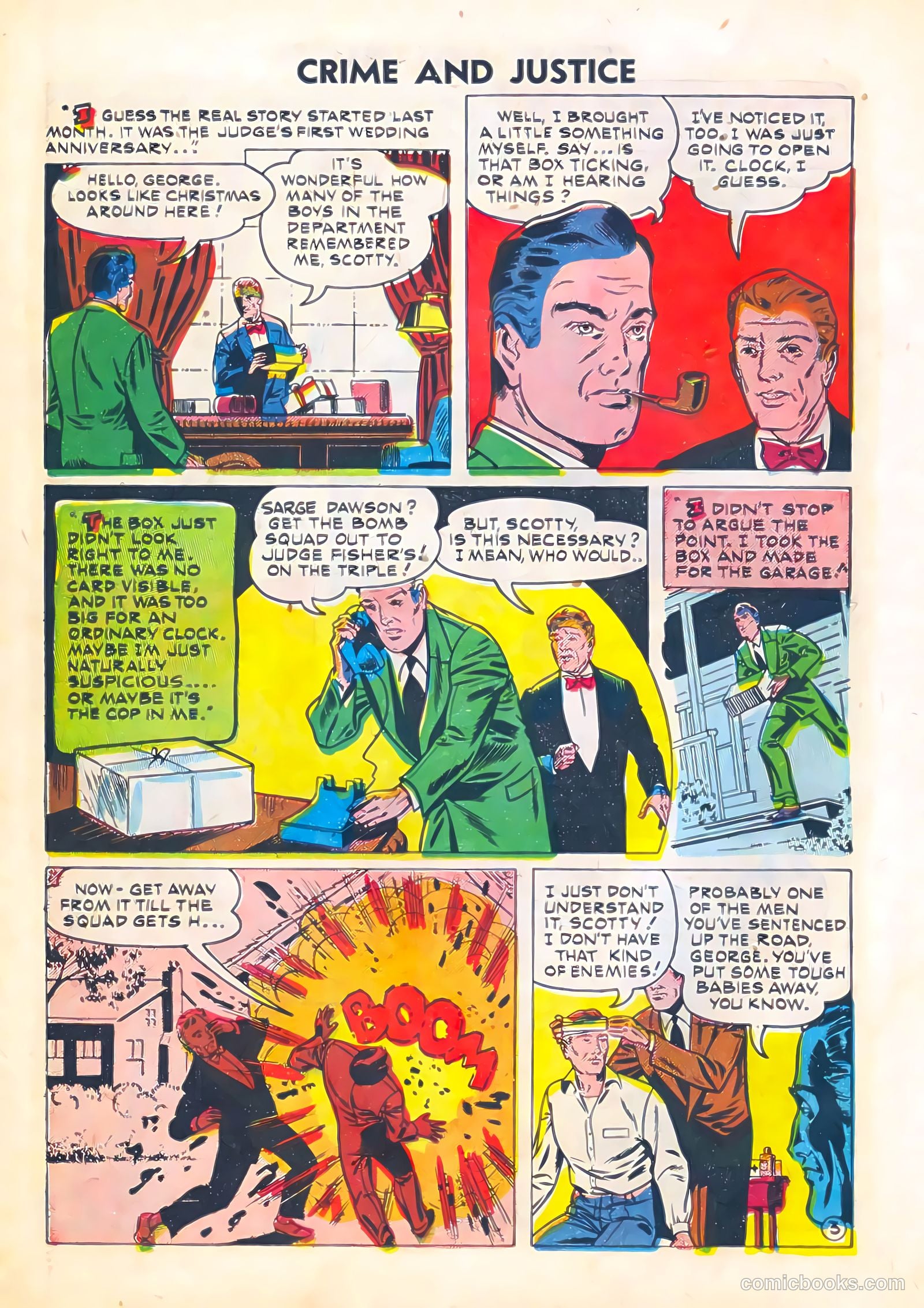Crime and Justice #6 (1952) — page 22