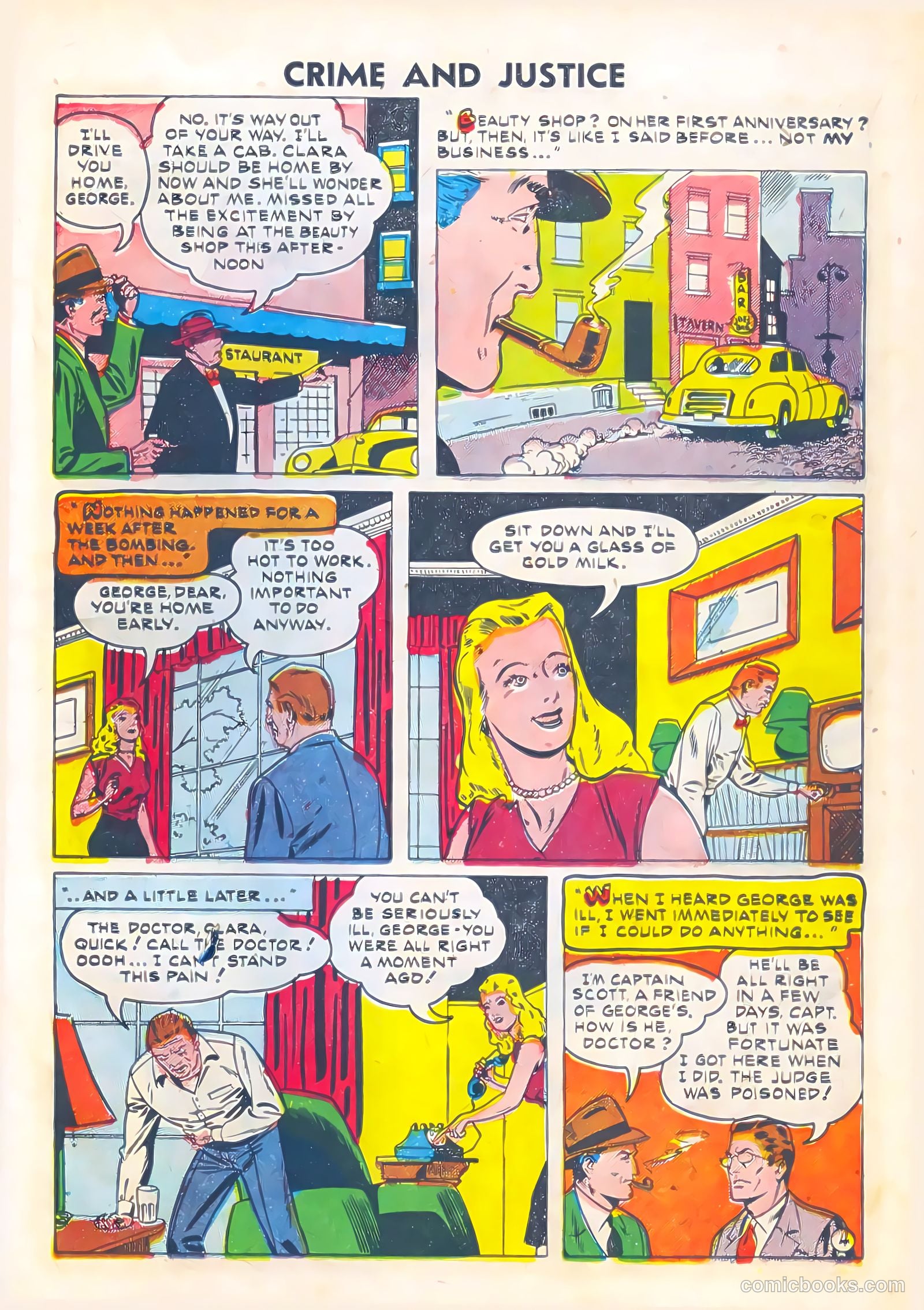 Crime and Justice #6 (1952) — page 23