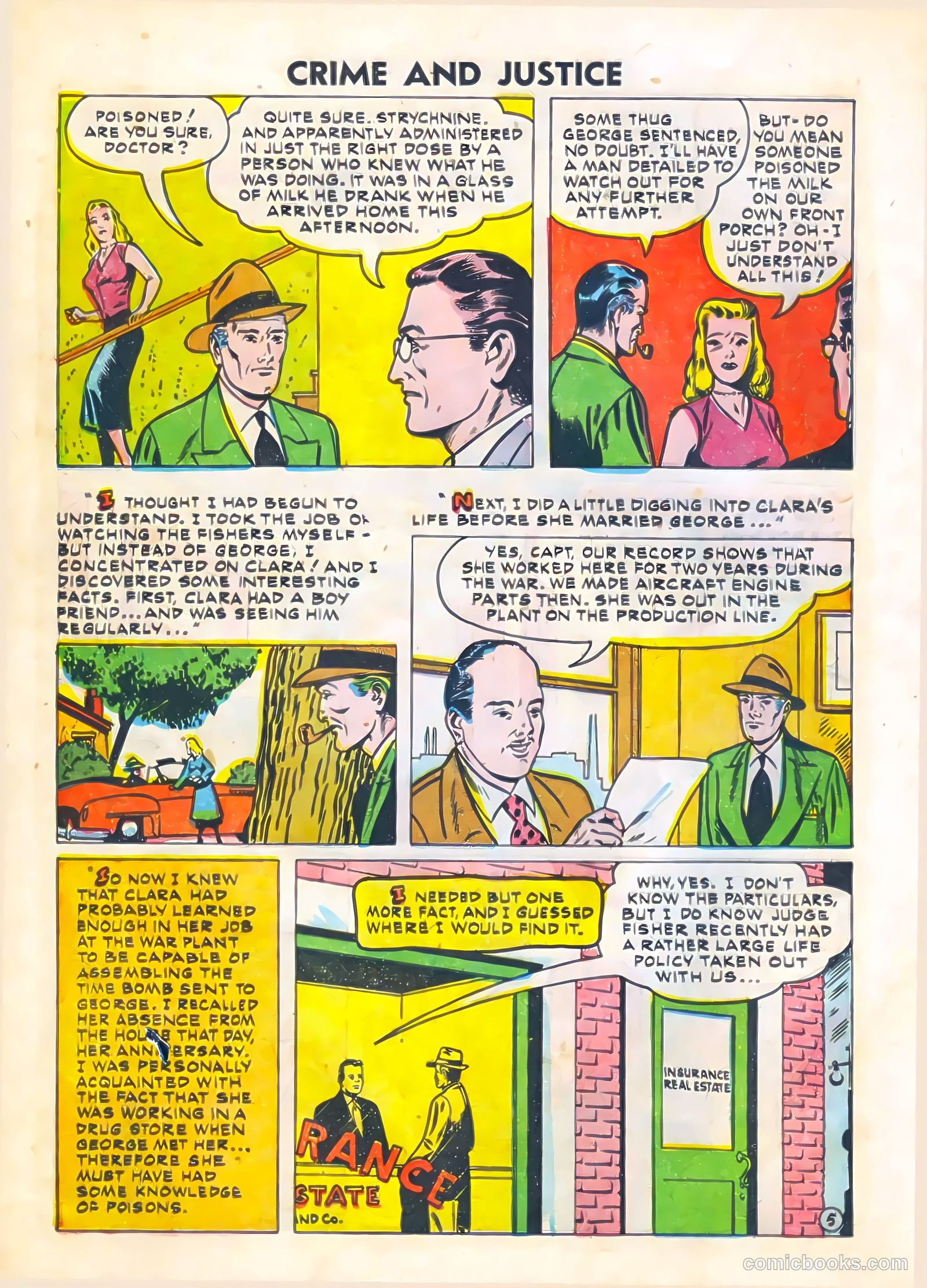 Crime and Justice #6 (1952) — page 24