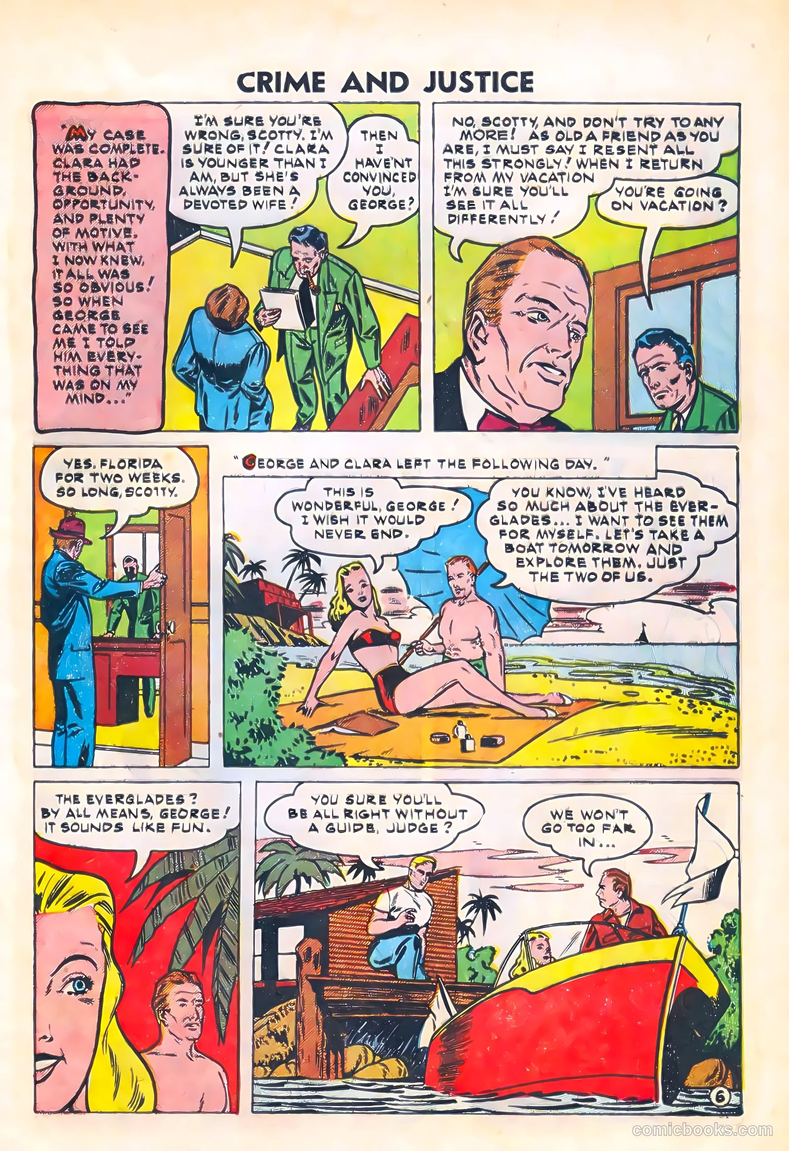 Crime and Justice #6 (1952) — page 25