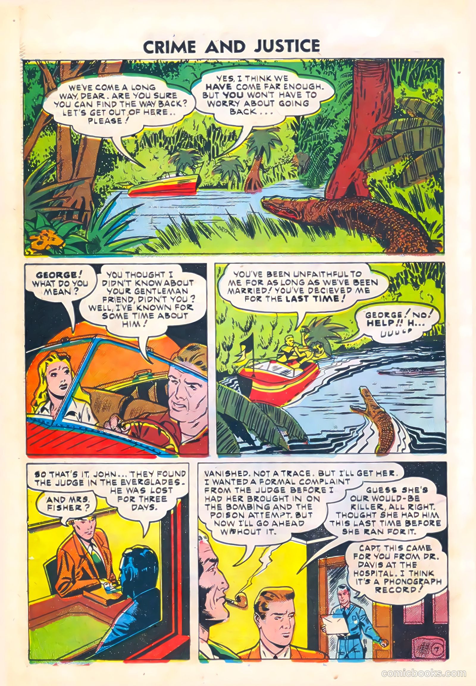 Crime and Justice #6 (1952) — page 26