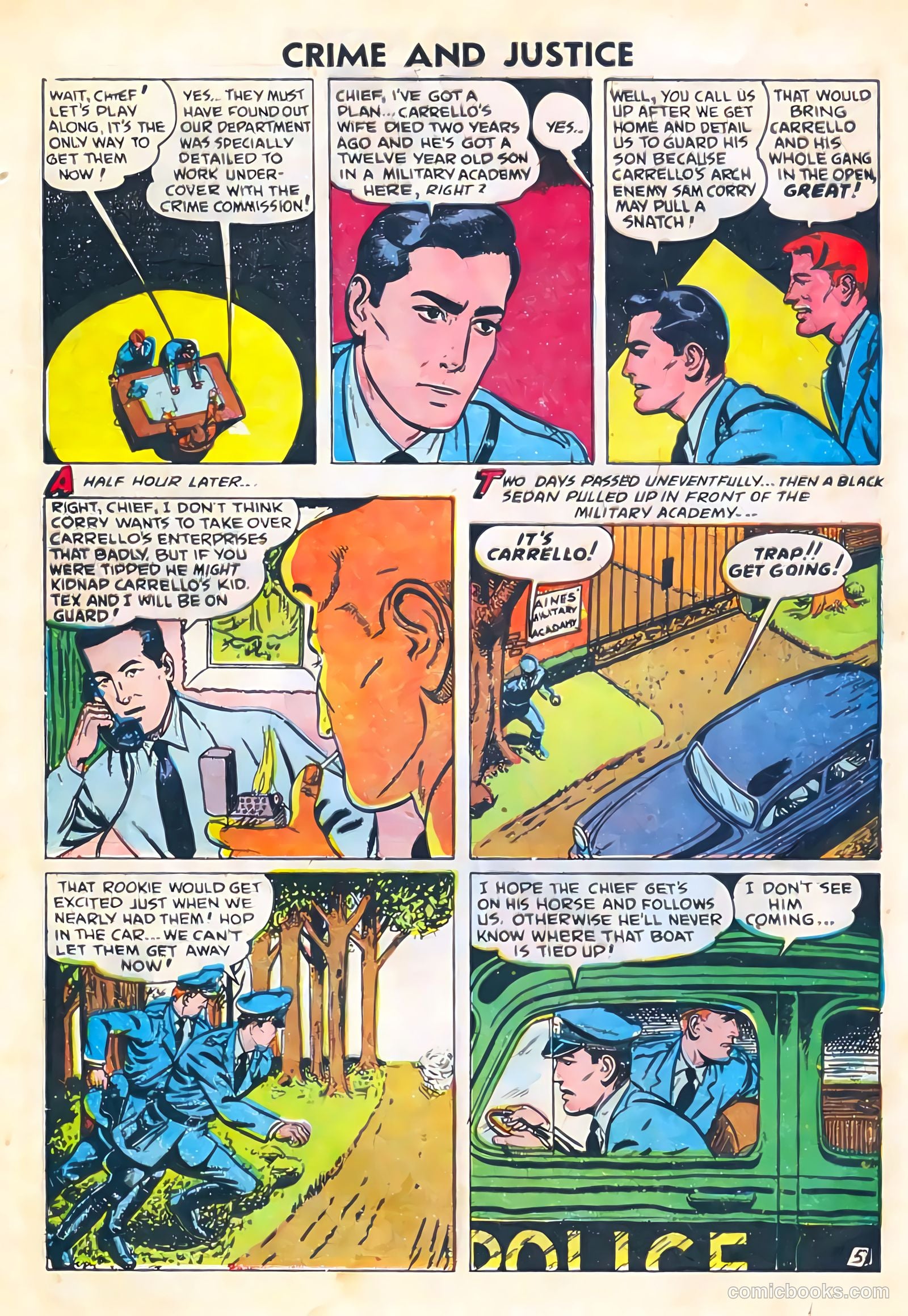 Crime and Justice #6 (1952) — page 32