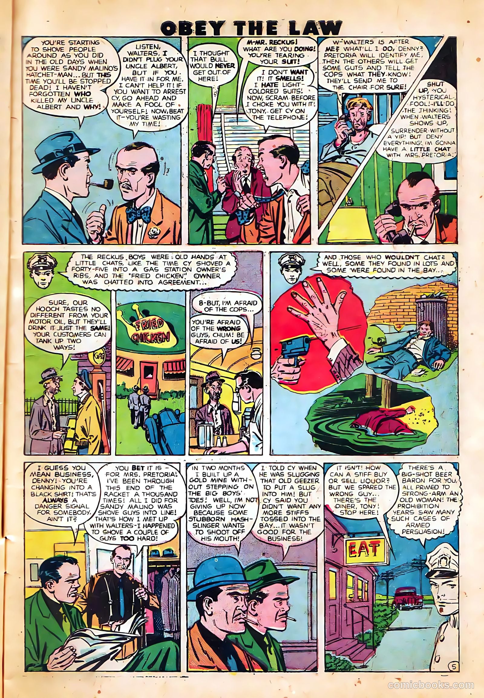 Crime and Punishment #22 (1950) — page 7