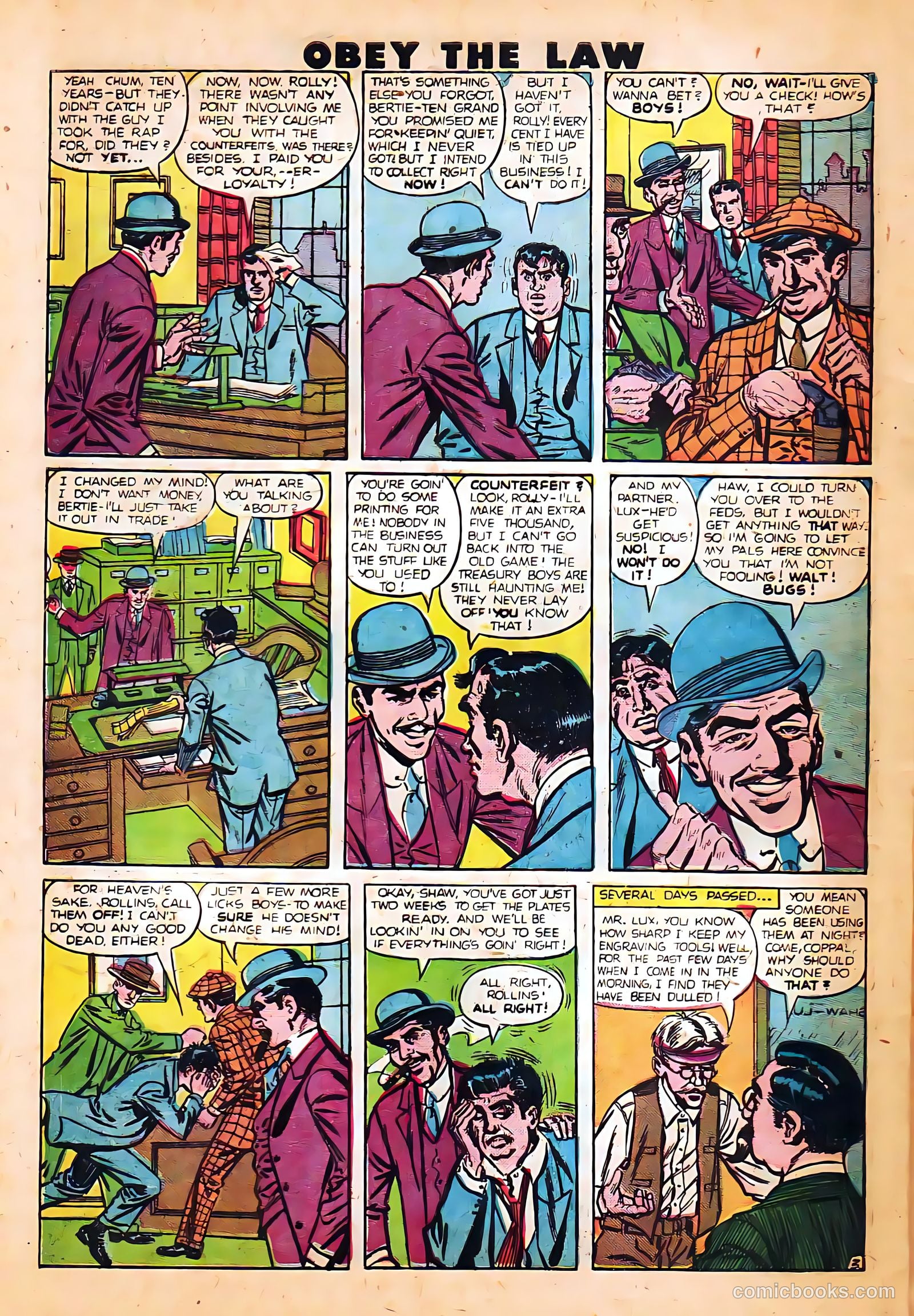 Crime and Punishment #22 (1950) — page 42