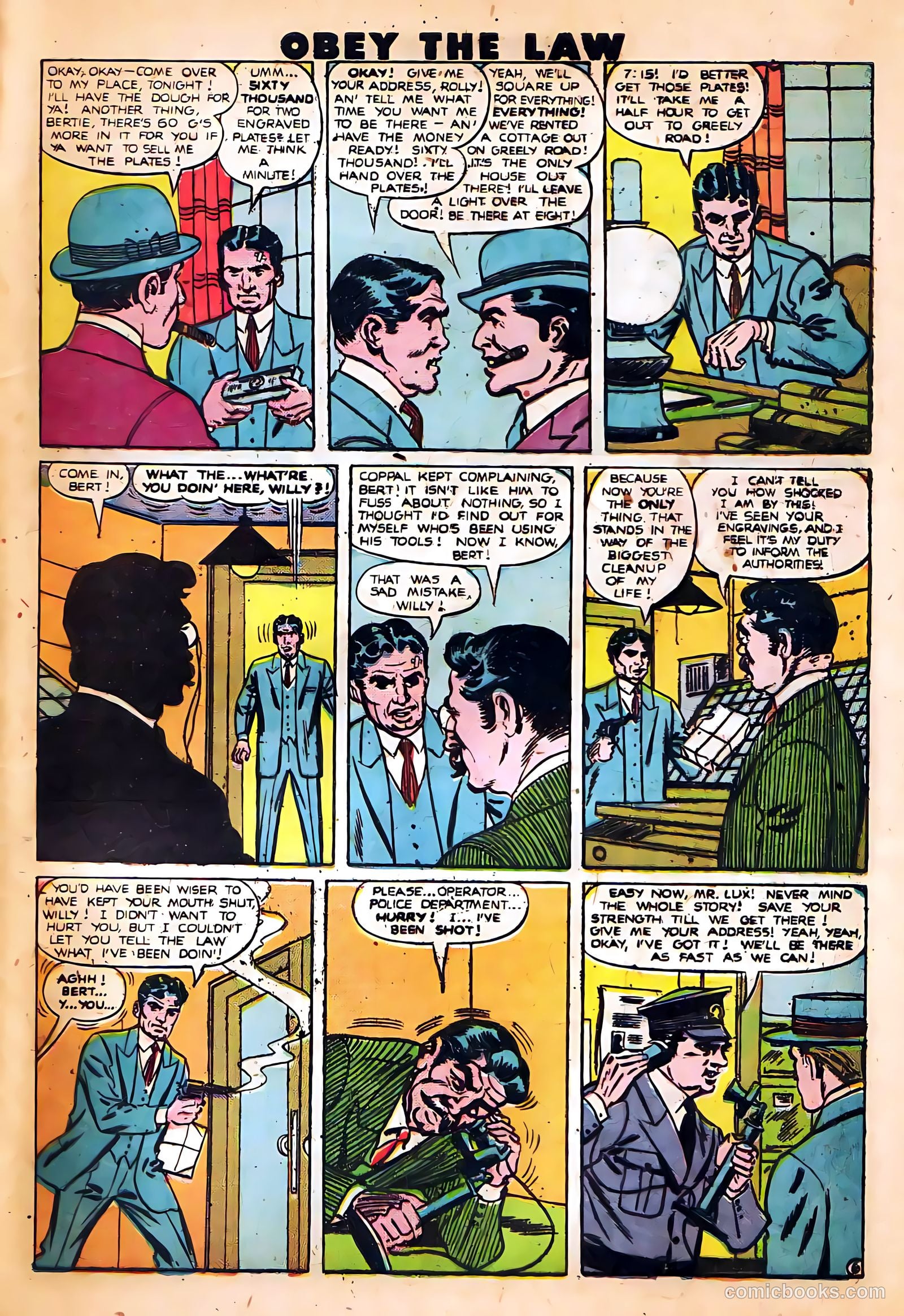 Crime and Punishment #22 (1950) — page 45