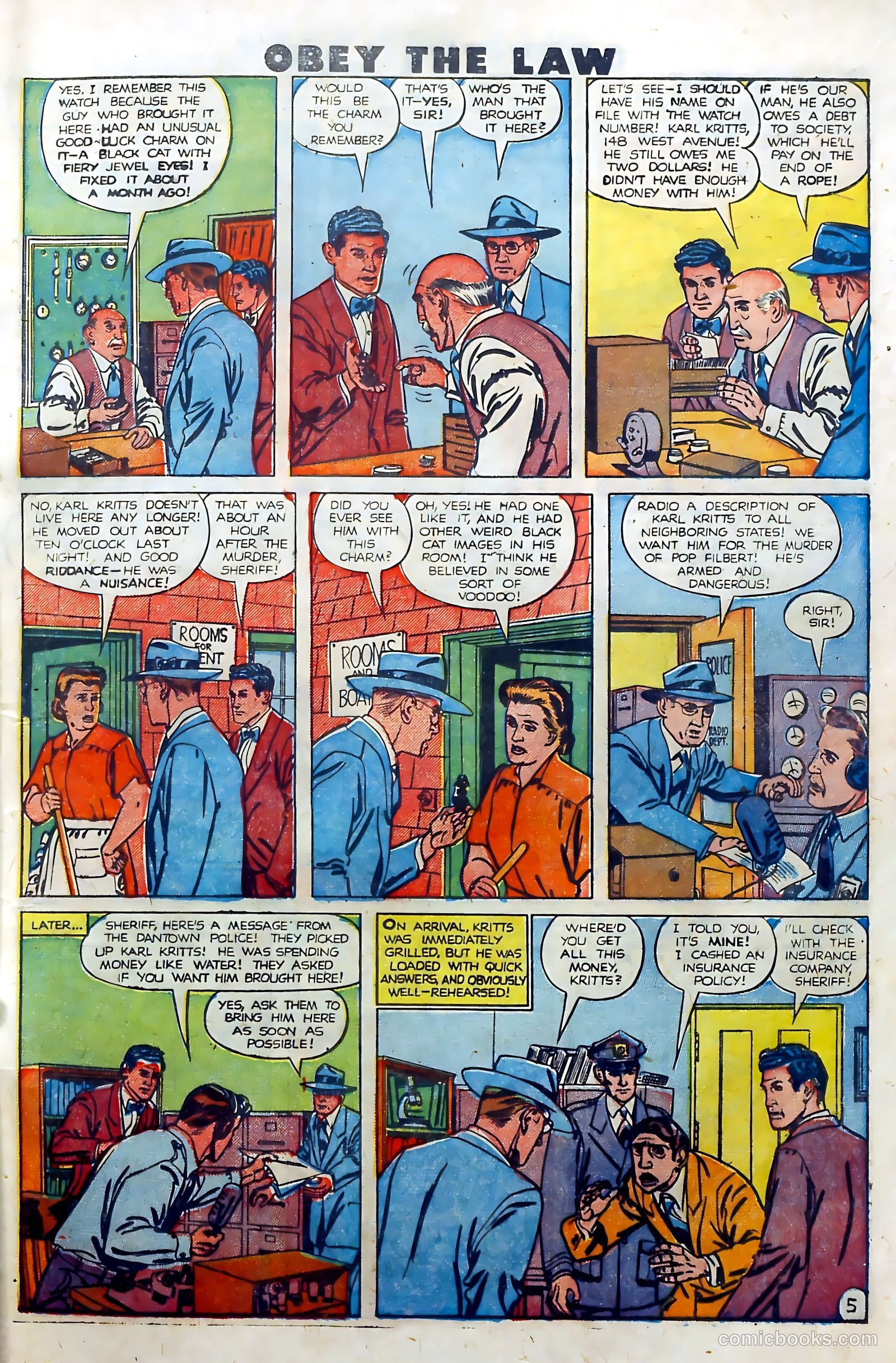 Crime and Punishment #23 (1950) — page 21 of 53