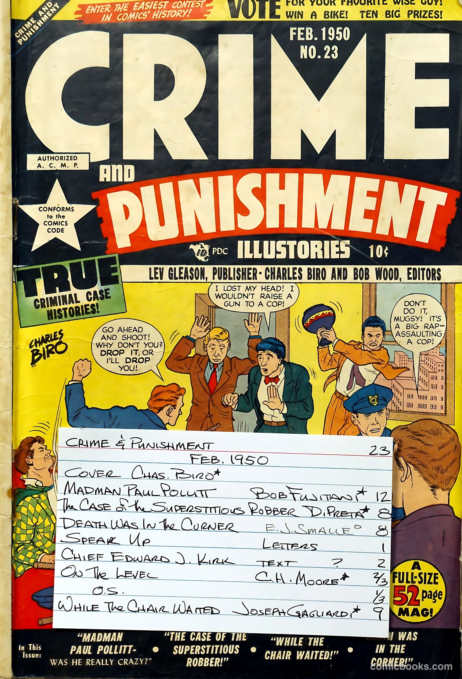 Crime and Punishment #23 (1950) — page 53 of 53