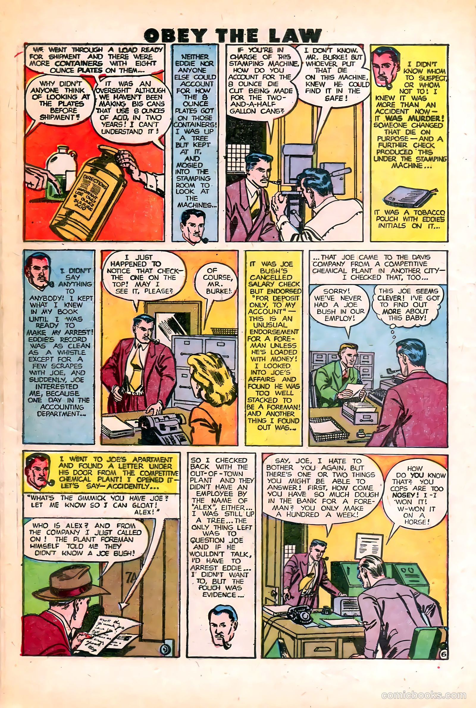 Crime and Punishment #25 (1950) — page 32 of 51
