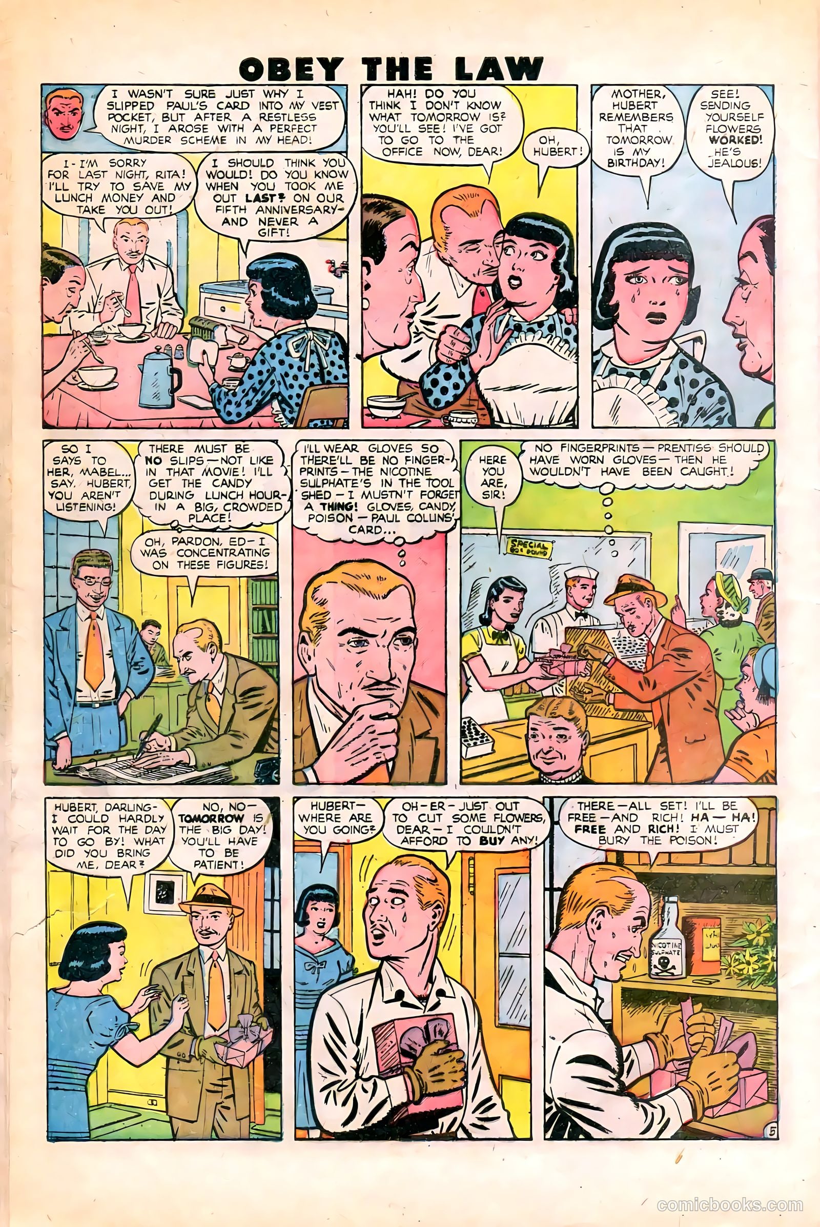 Crime and Punishment #25 (1950) — page 44 of 51