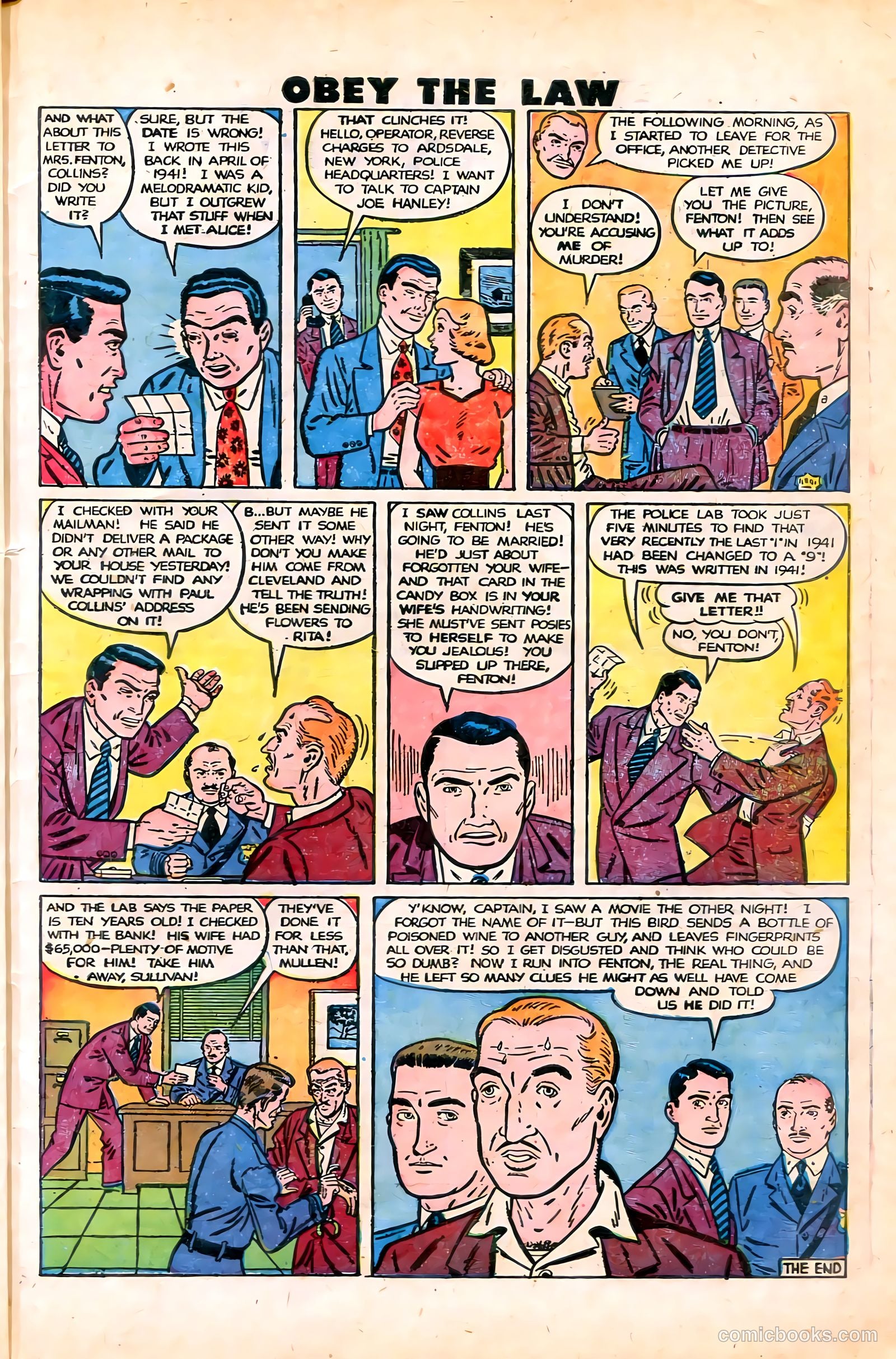 Crime and Punishment #25 (1950) — page 47 of 51
