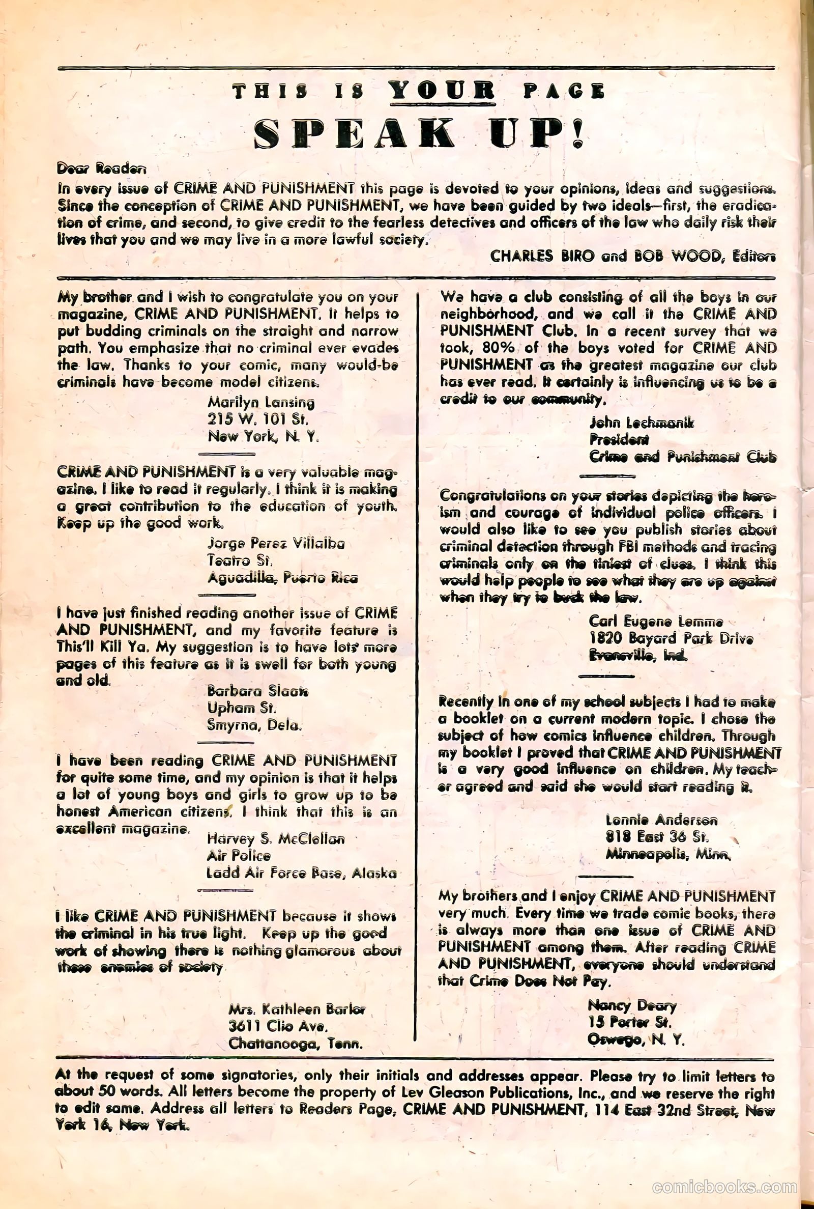 Crime and Punishment #25 (1950) — page 48 of 51