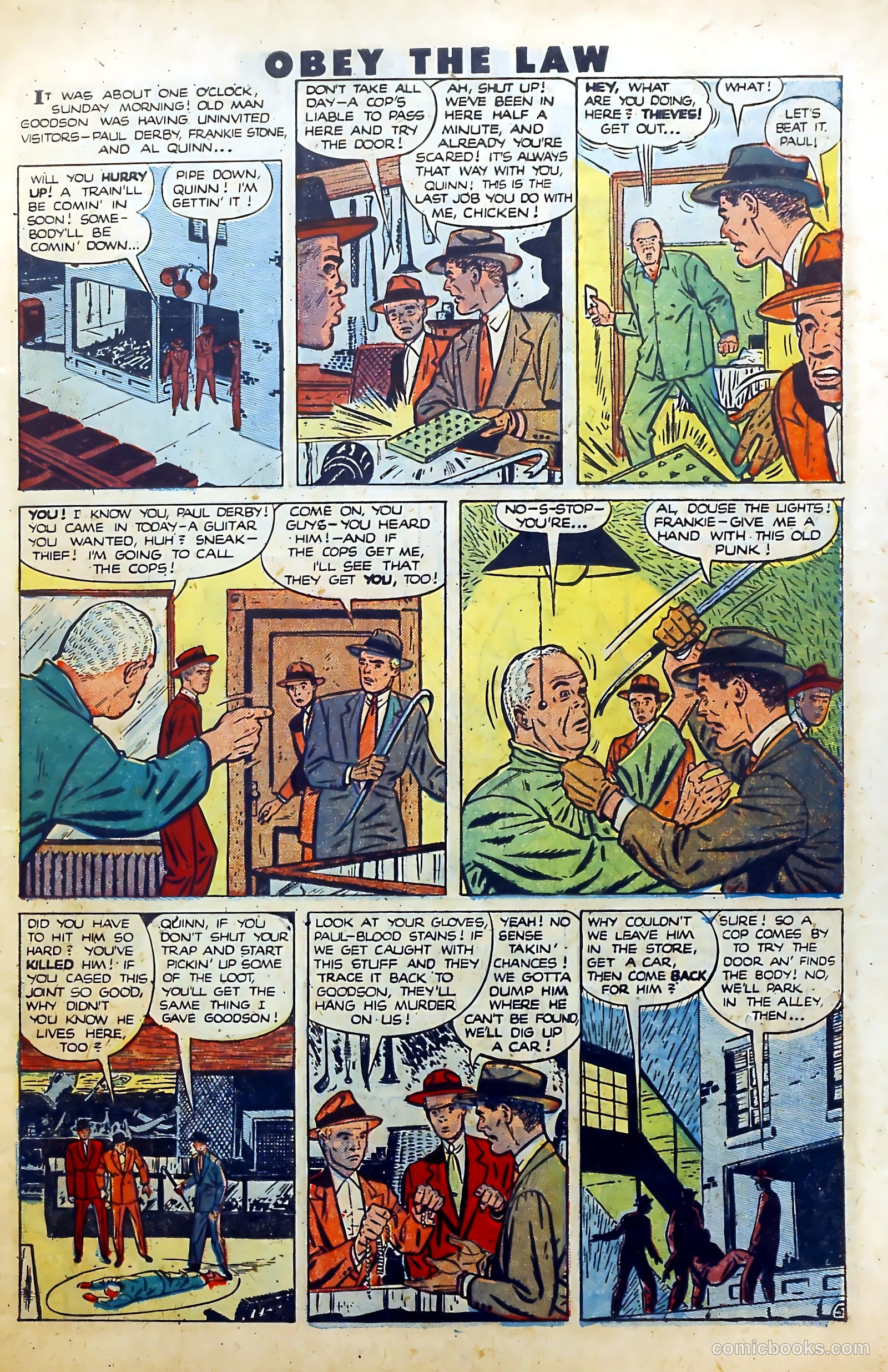 Crime and Punishment #30 (1950, Lev Gleason Publications, Inc.) — page 7 of 53