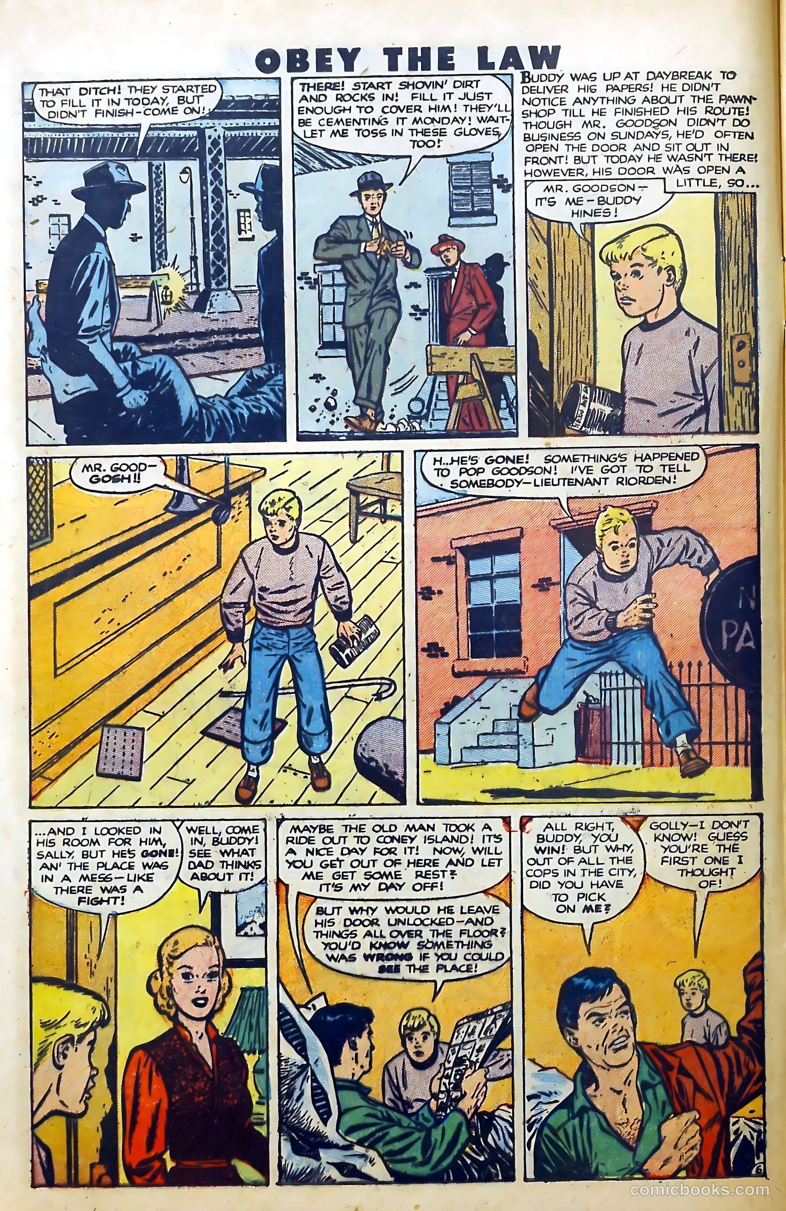 Crime and Punishment #30 (1950, Lev Gleason Publications, Inc.) — page 8 of 53