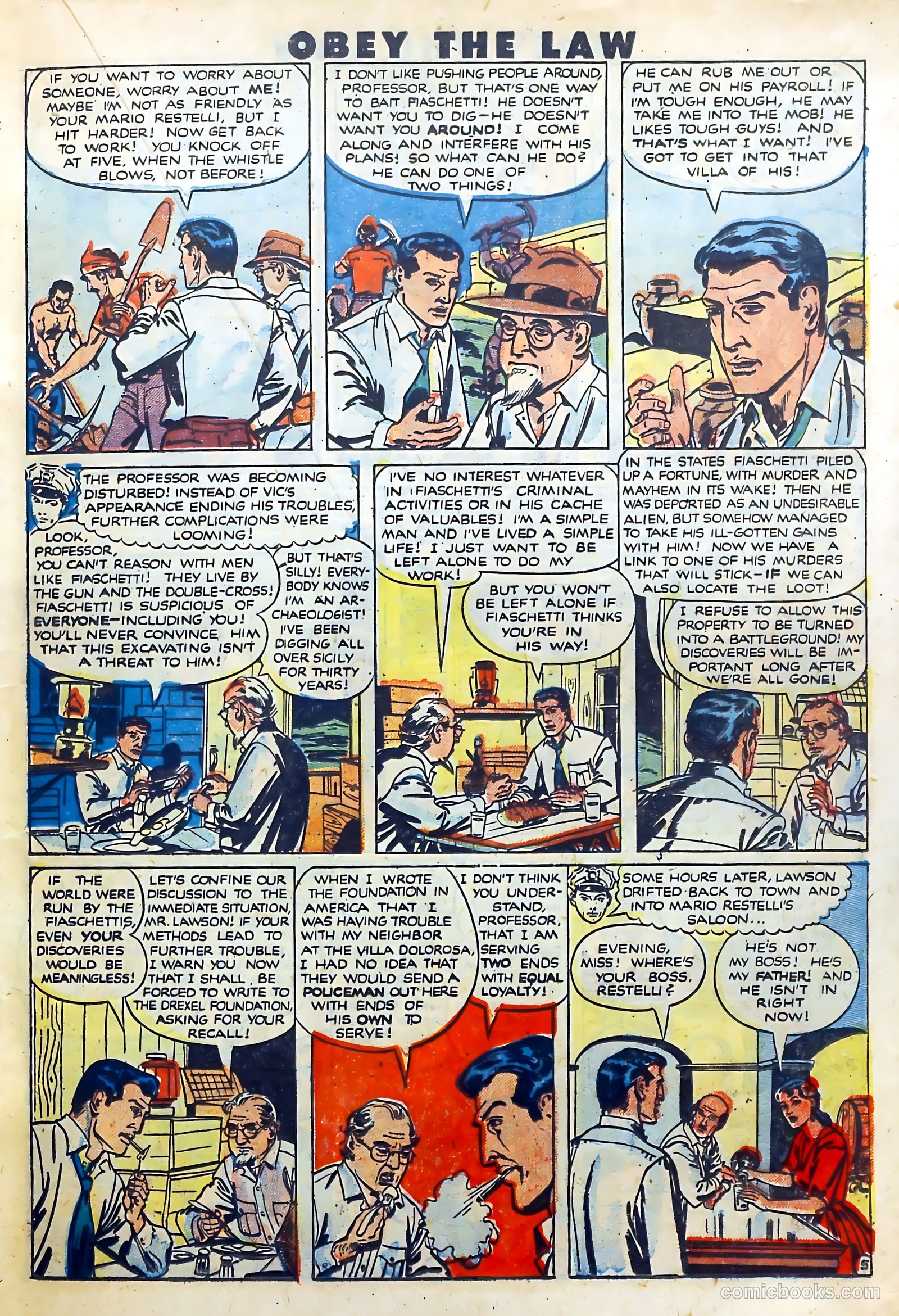 Crime and Punishment #30 (1950, Lev Gleason Publications, Inc.) — page 19 of 53