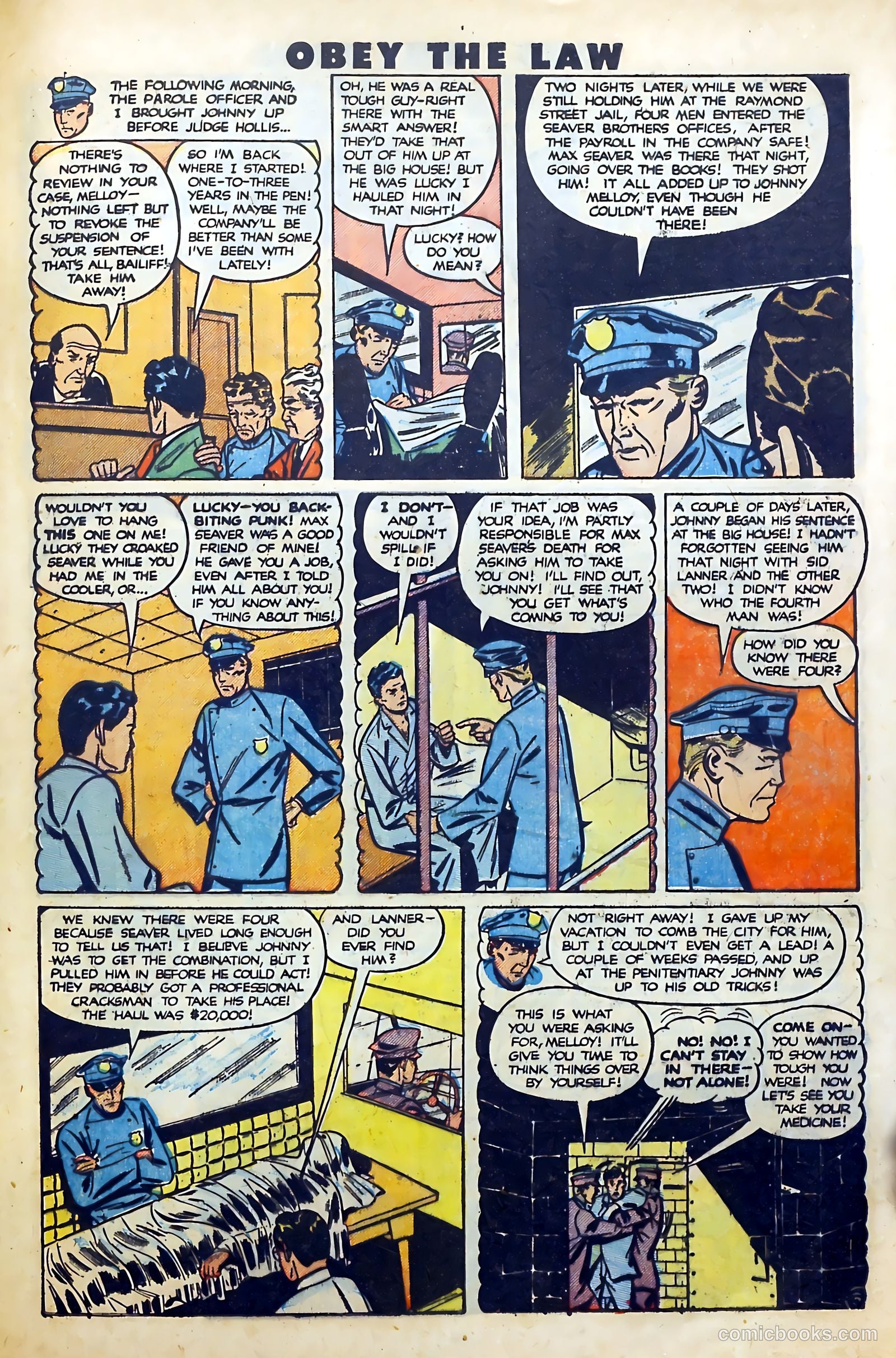 Crime and Punishment #30 (1950, Lev Gleason Publications, Inc.) — page 45 of 53