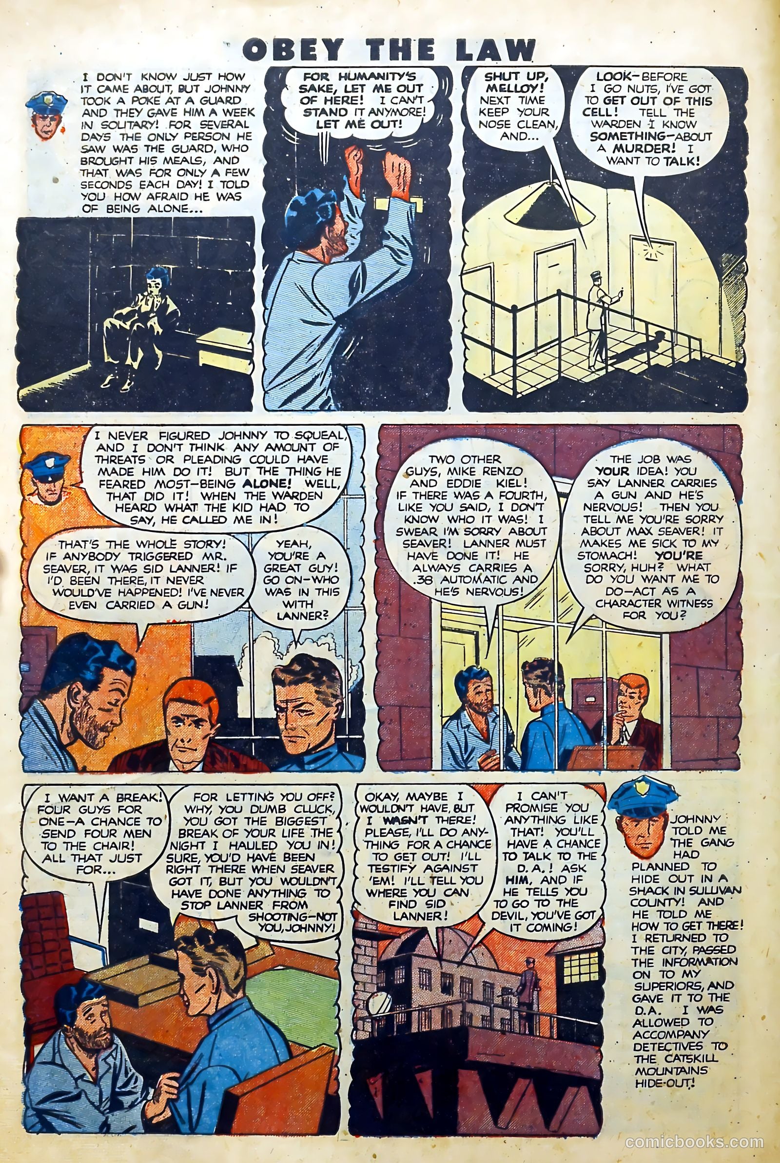 Crime and Punishment #30 (1950, Lev Gleason Publications, Inc.) — page 46 of 53
