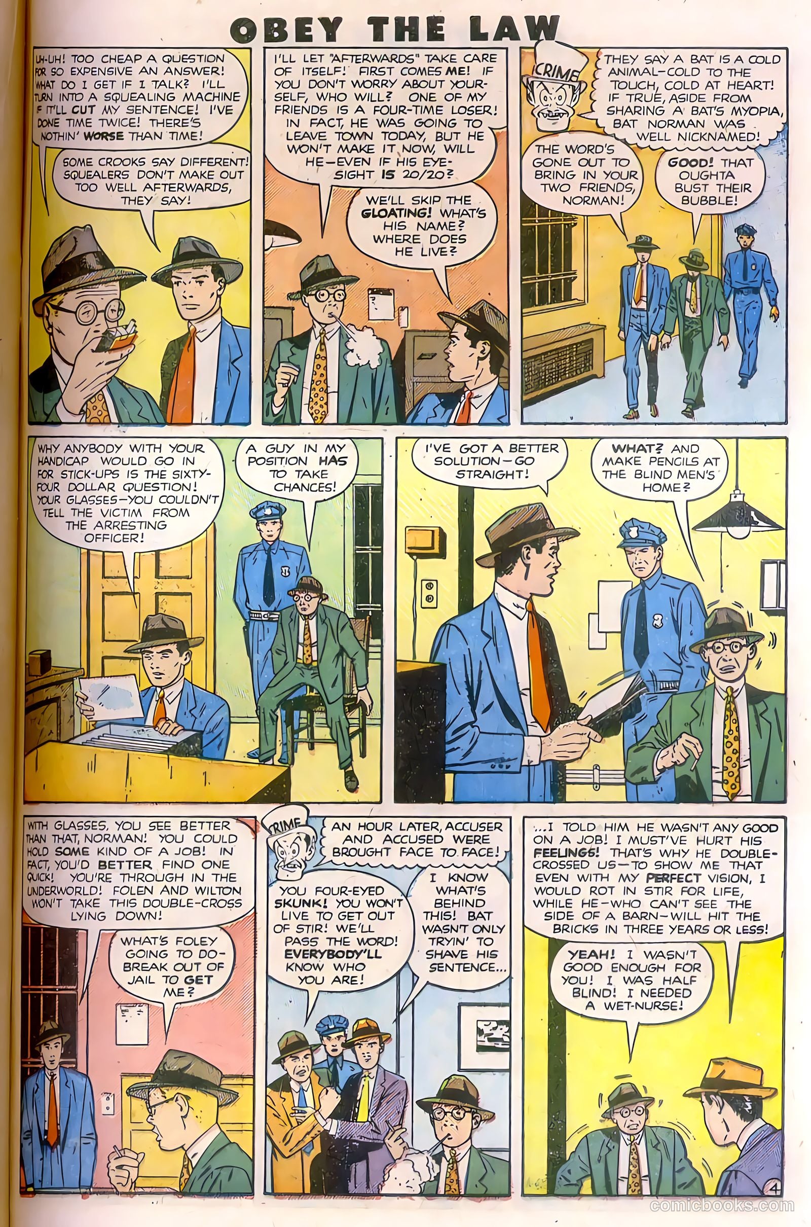 Crime and Punishment #32 (1950, Lev Gleason Publications, Inc.) — page 32 of 49