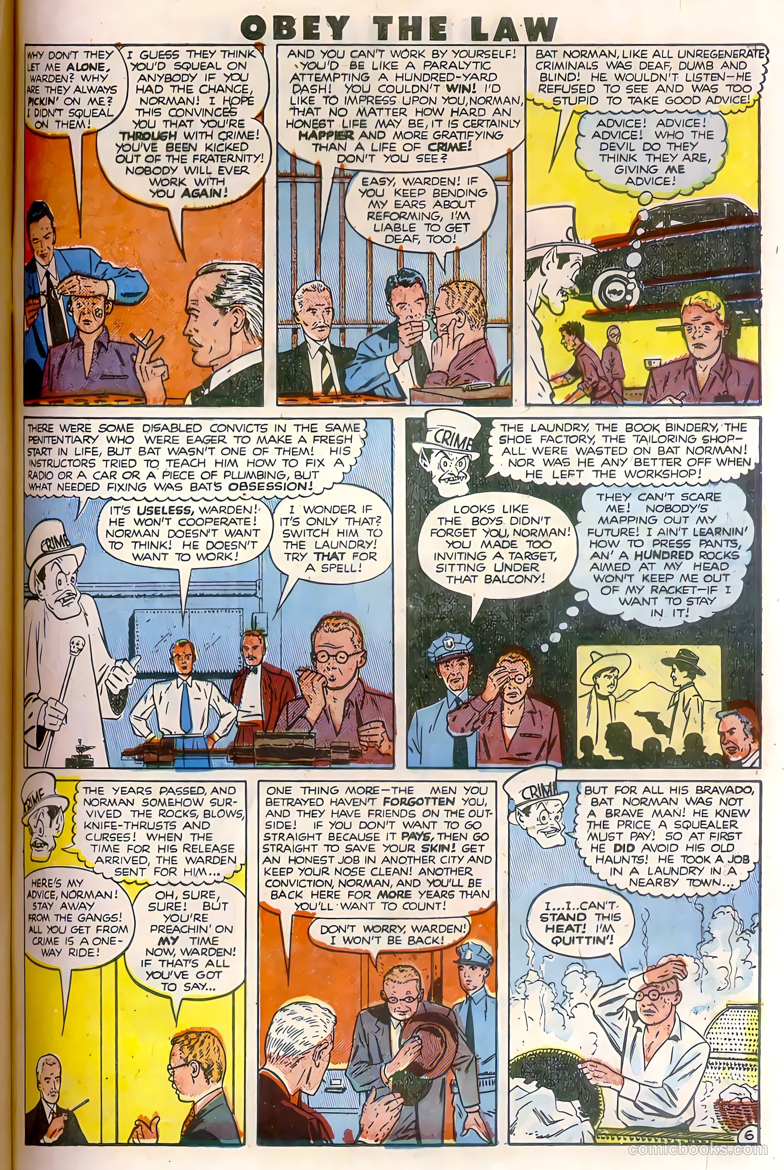Crime and Punishment #32 (1950, Lev Gleason Publications, Inc.) — page 34 of 49