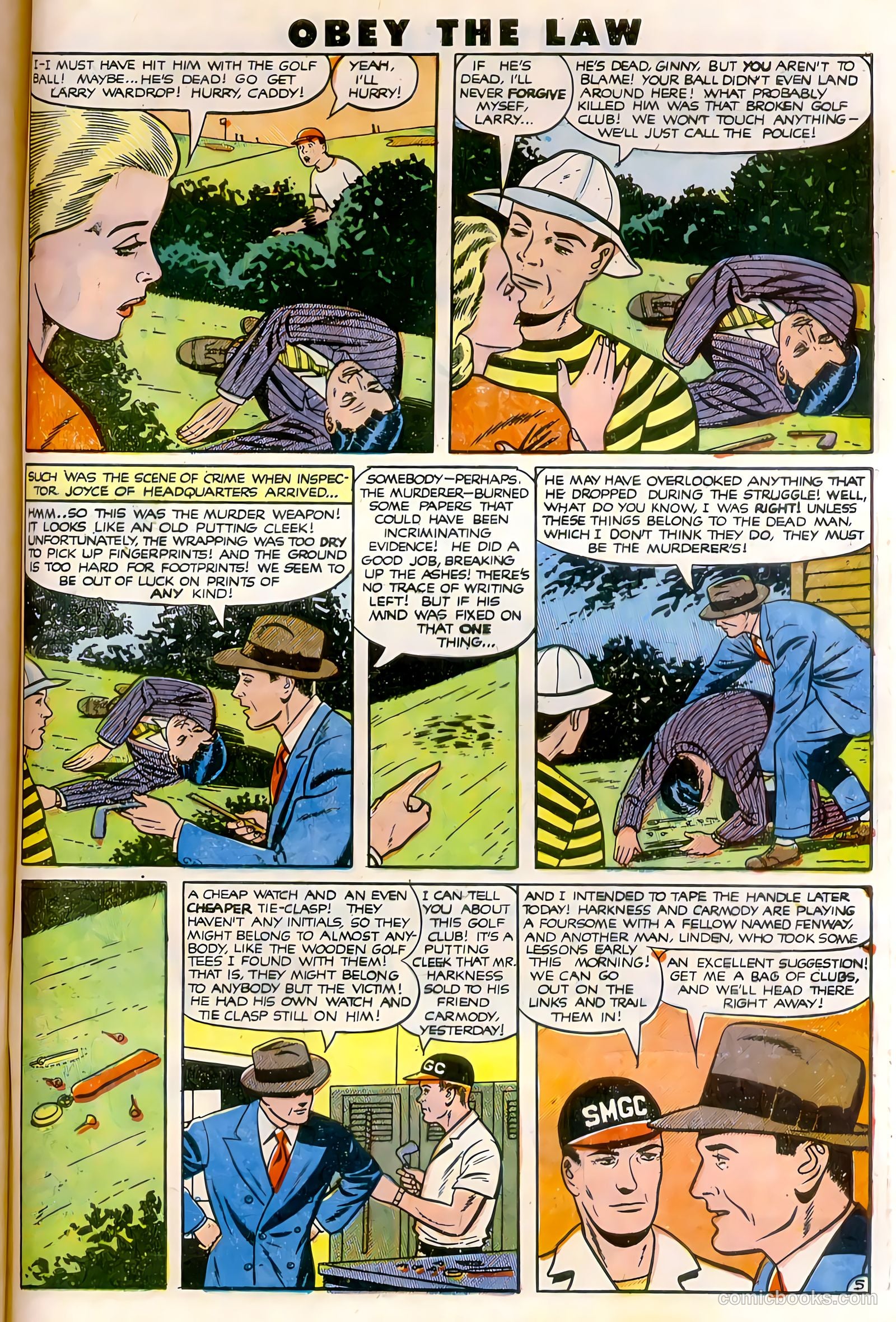 Crime and Punishment #32 (1950, Lev Gleason Publications, Inc.) — page 46 of 49