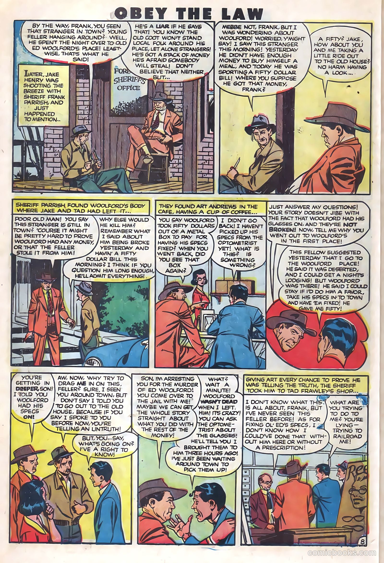 Crime and Punishment #35 (1951) — page 9