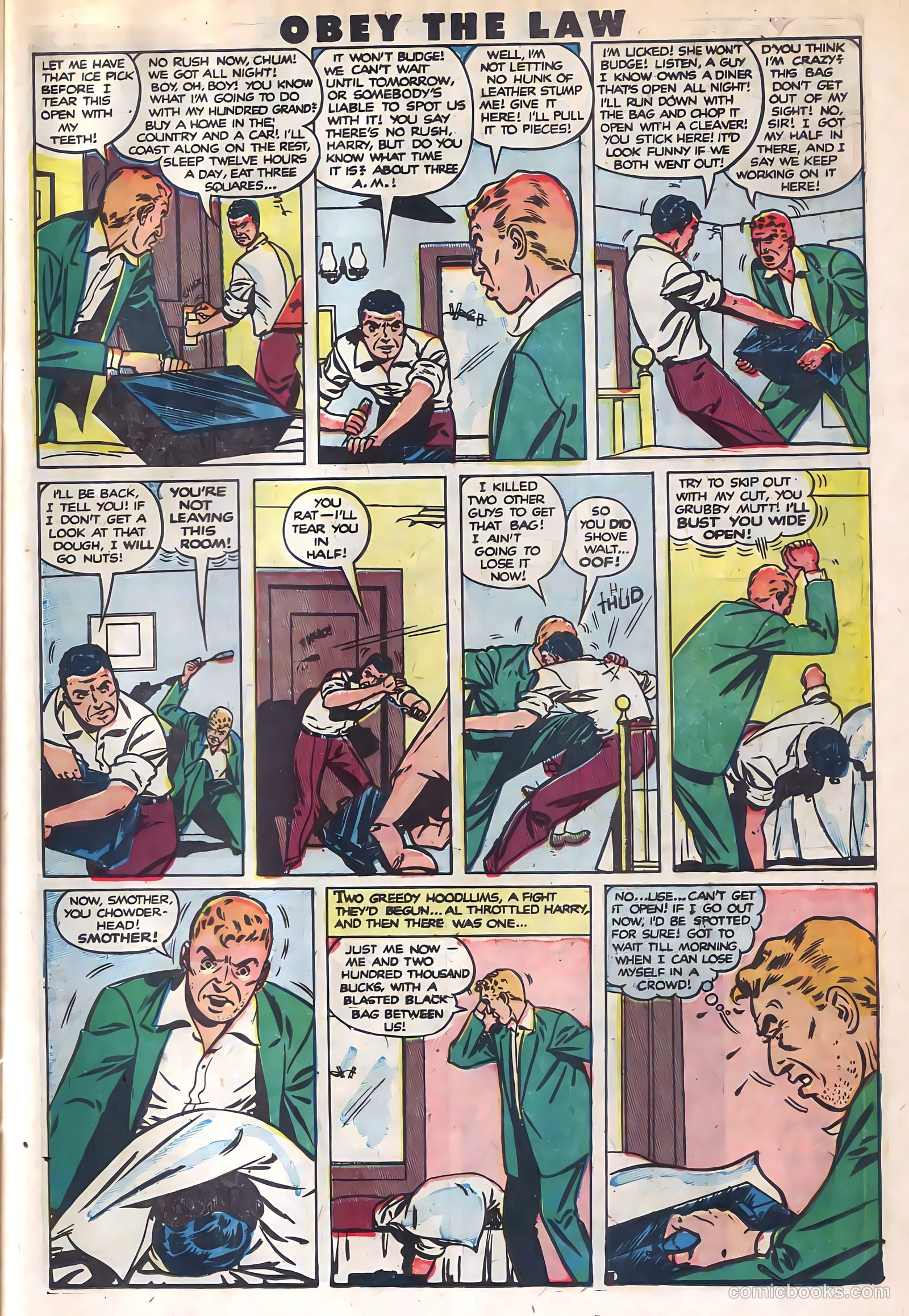 Crime and Punishment #35 (1951) — page 18