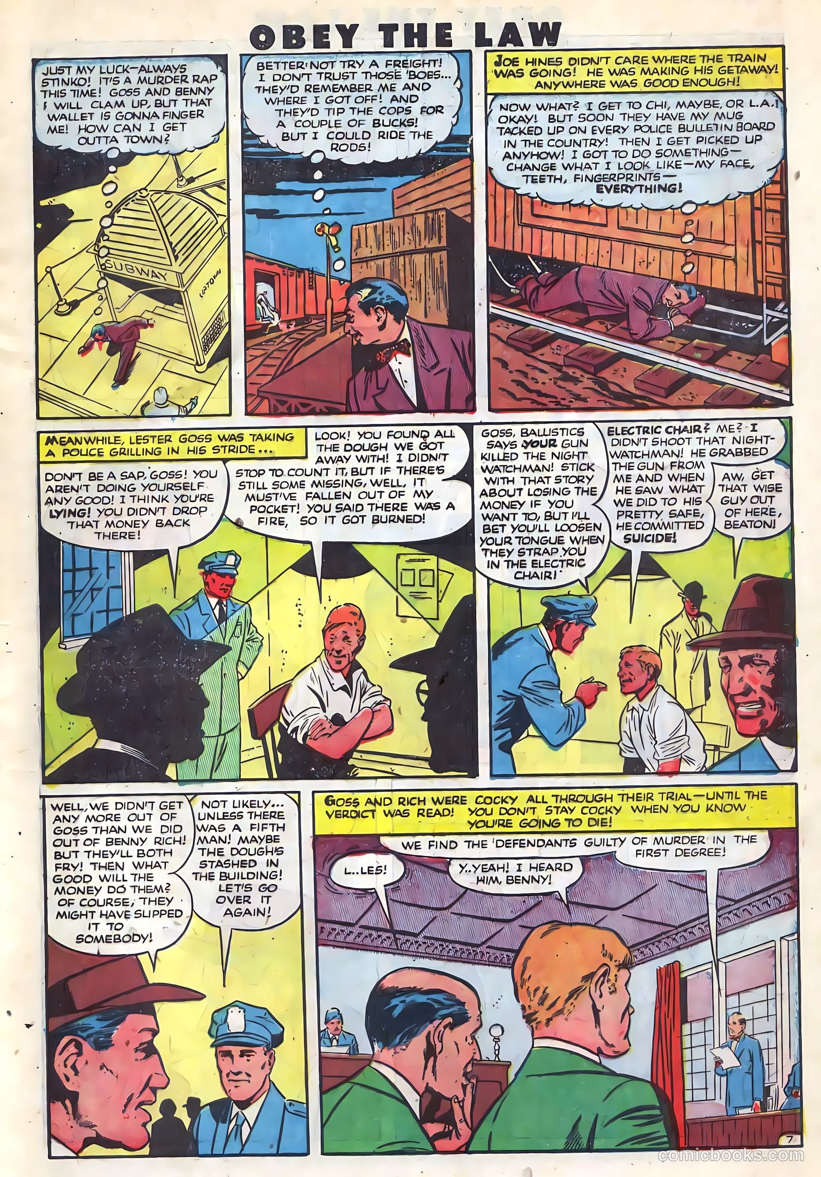 Crime and Punishment #36 (1951) — page 8