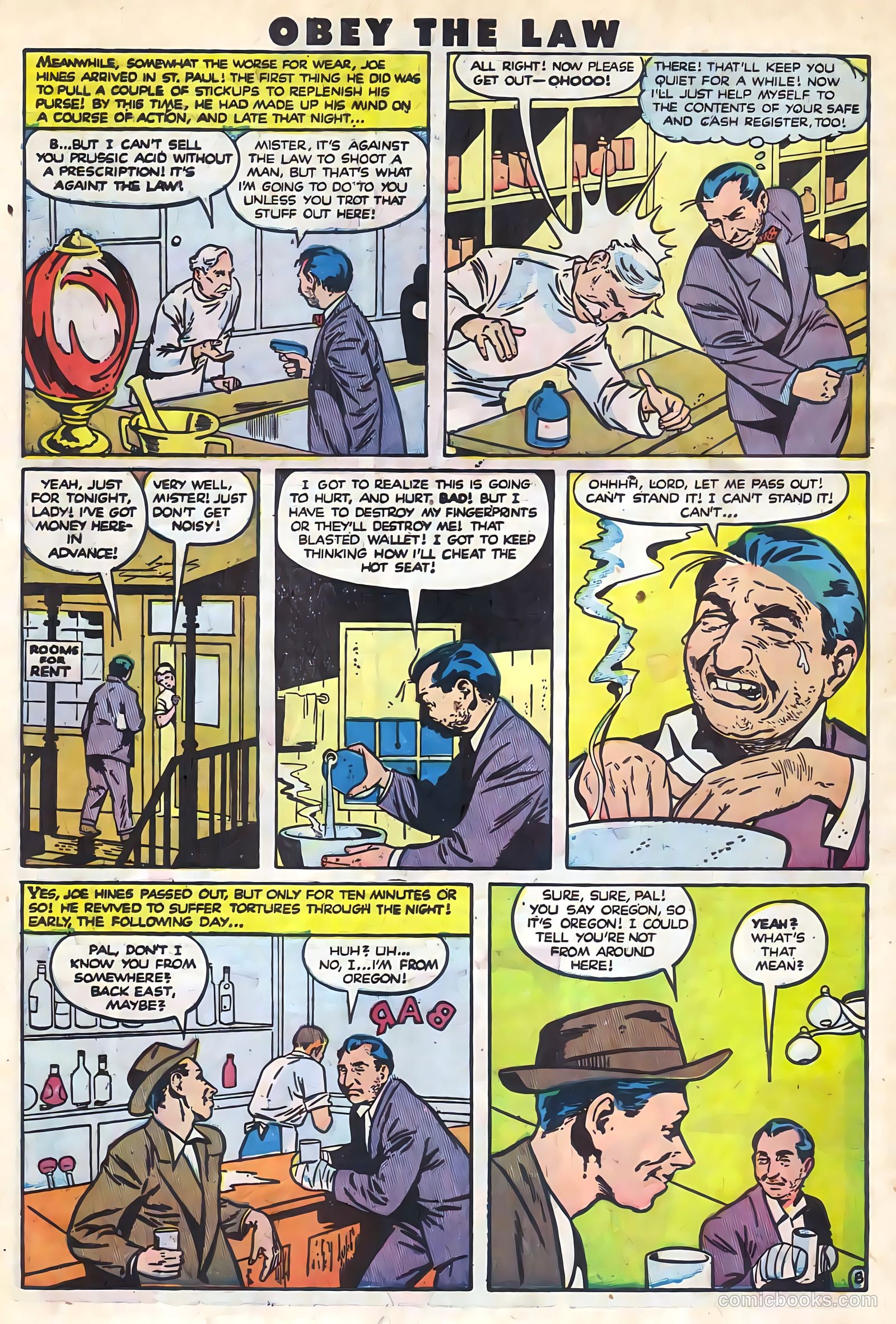 Crime and Punishment #36 (1951) — page 9