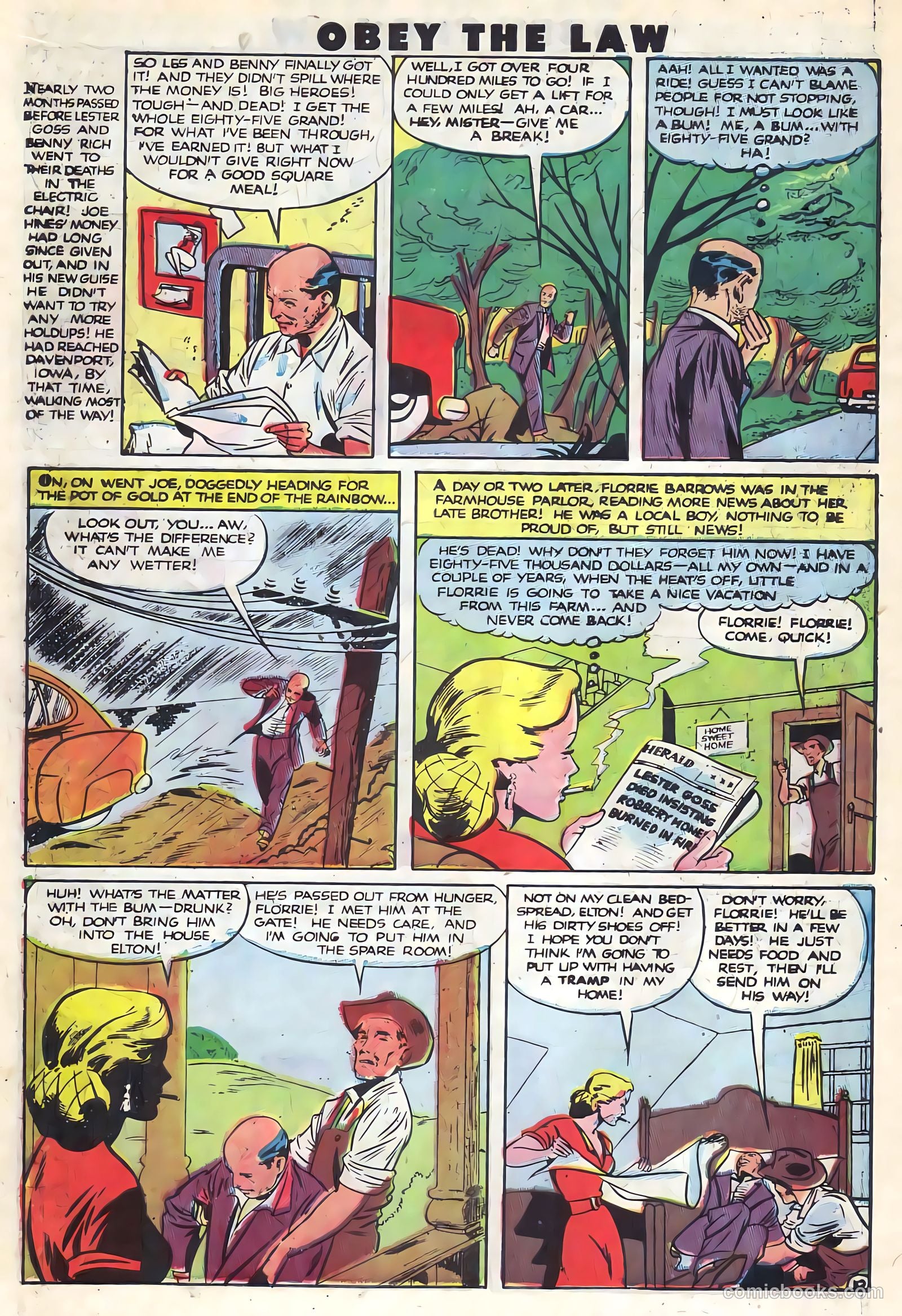 Crime and Punishment #36 (1951) — page 11