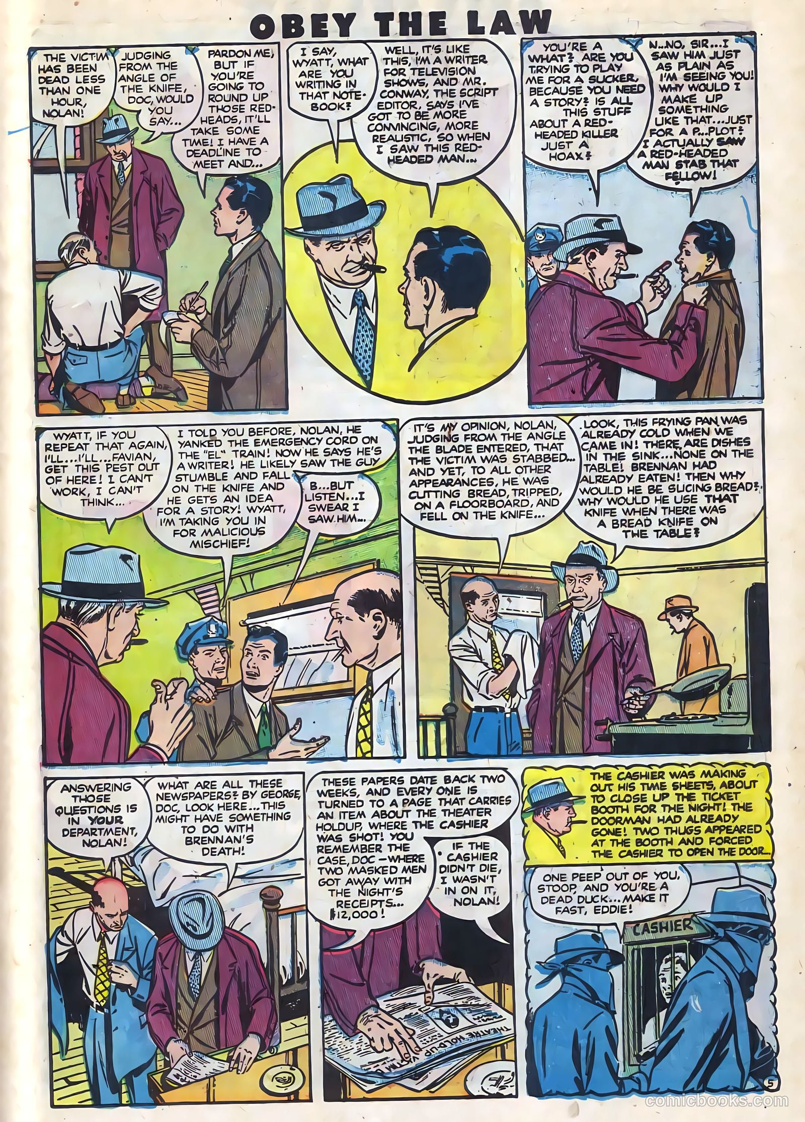 Crime and Punishment #36 (1951) — page 18