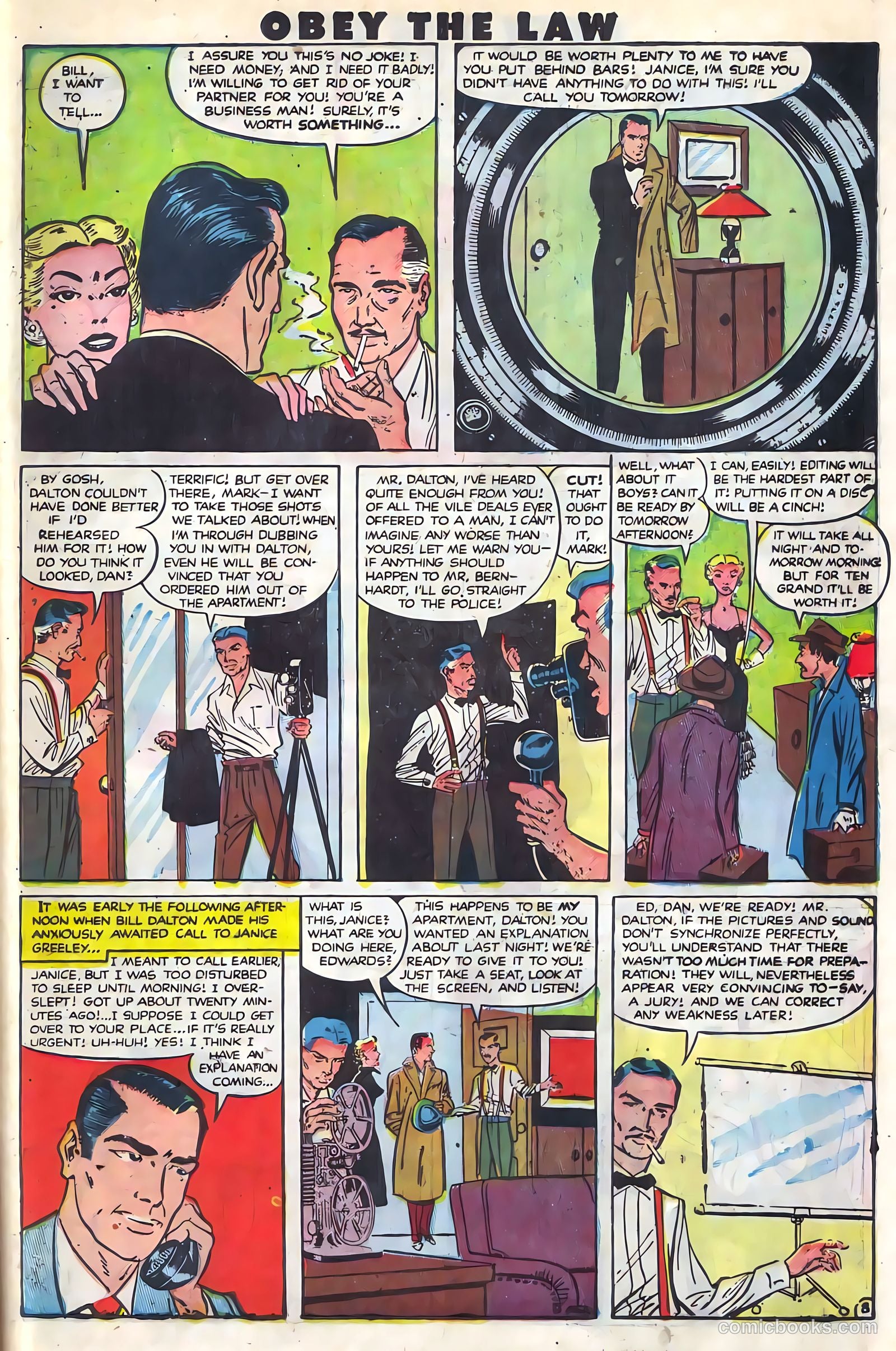 Crime and Punishment #36 (1951) — page 34