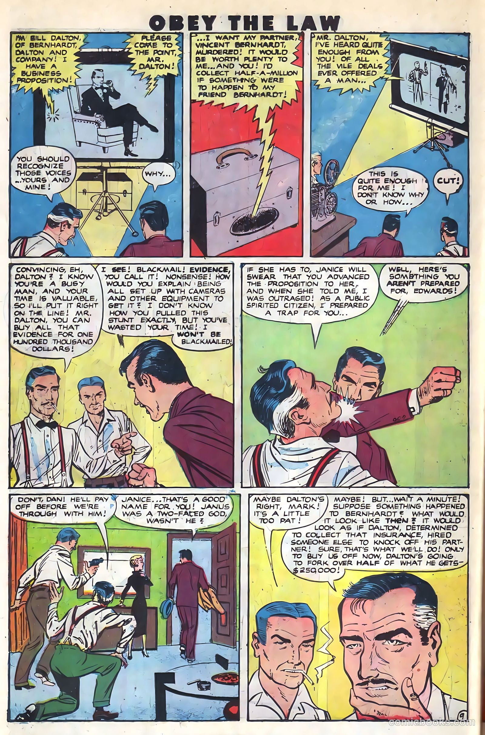 Crime and Punishment #36 (1951) — page 35