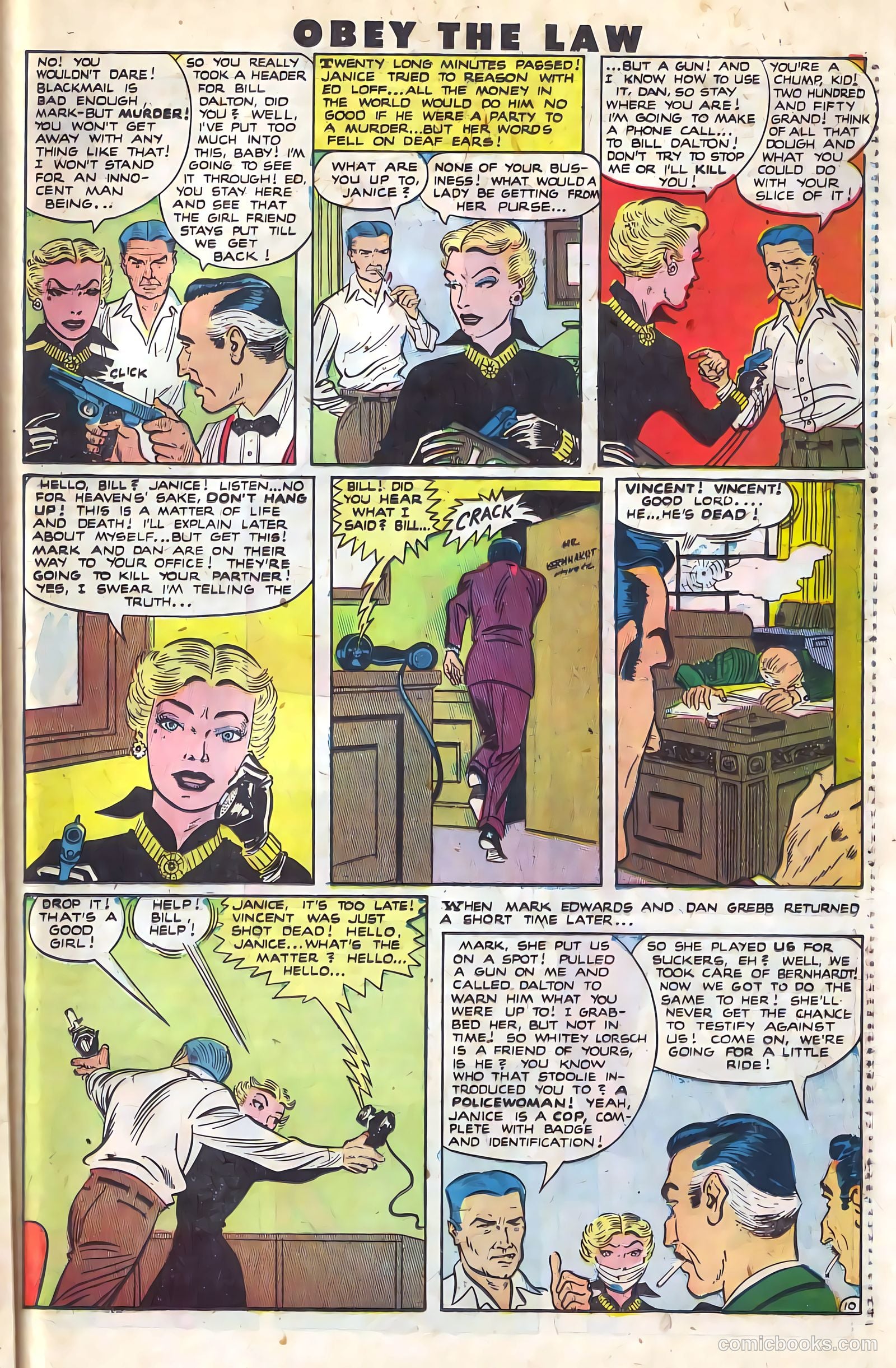 Crime and Punishment #36 (1951) — page 36