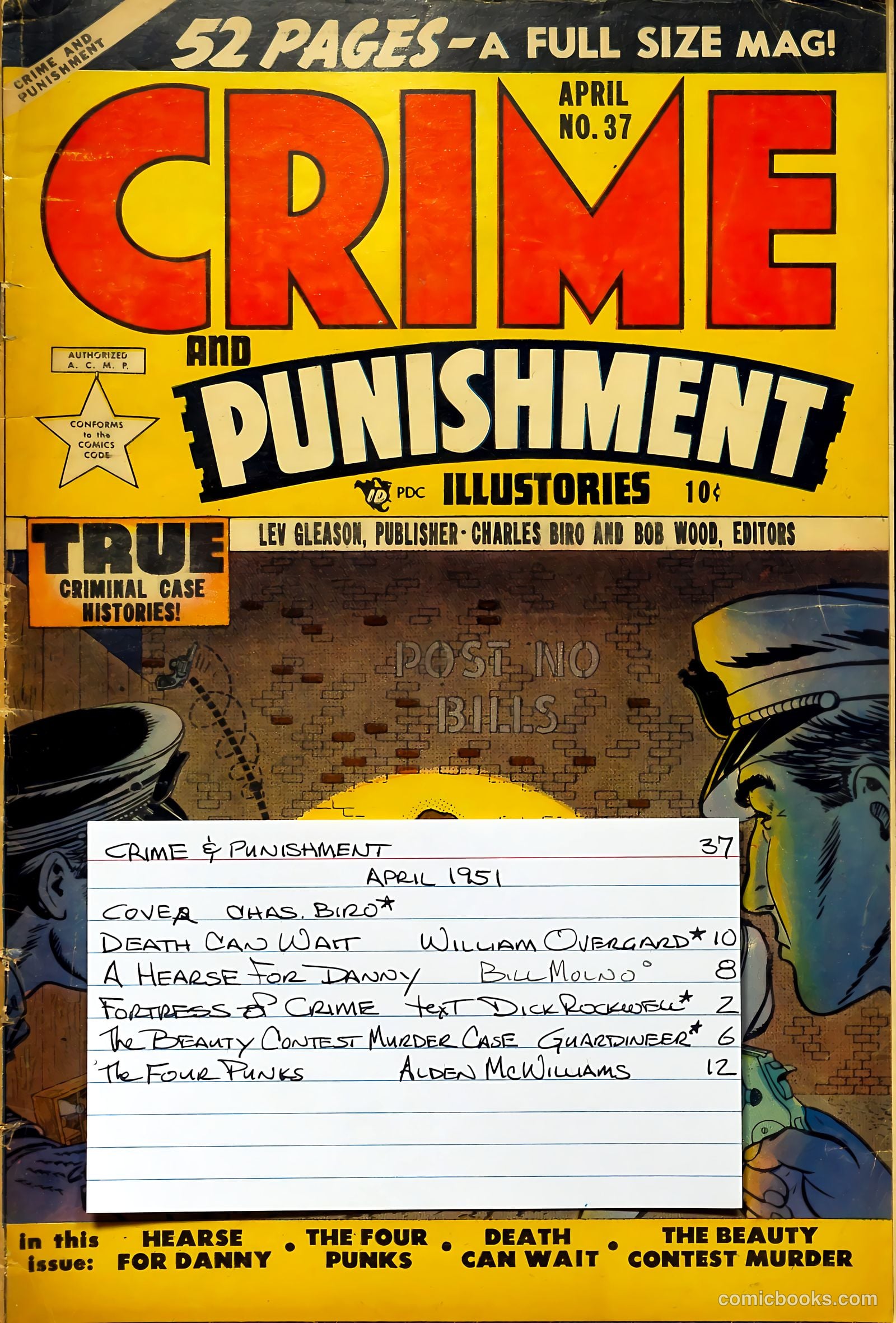 Crime and Punishment #37 (1951) — page 53 of 53