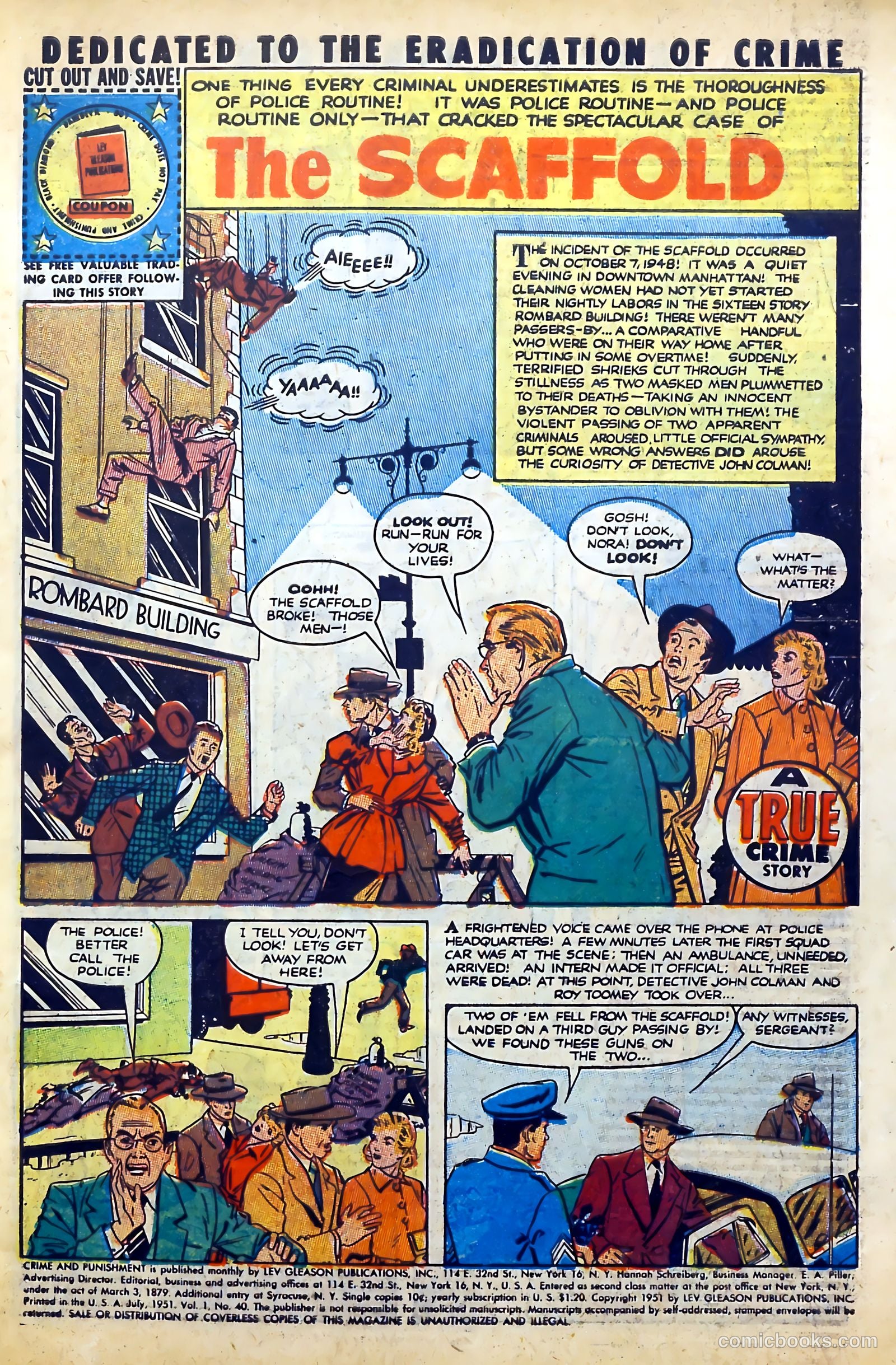 Crime and Punishment #40 (1951) — page 3 of 53