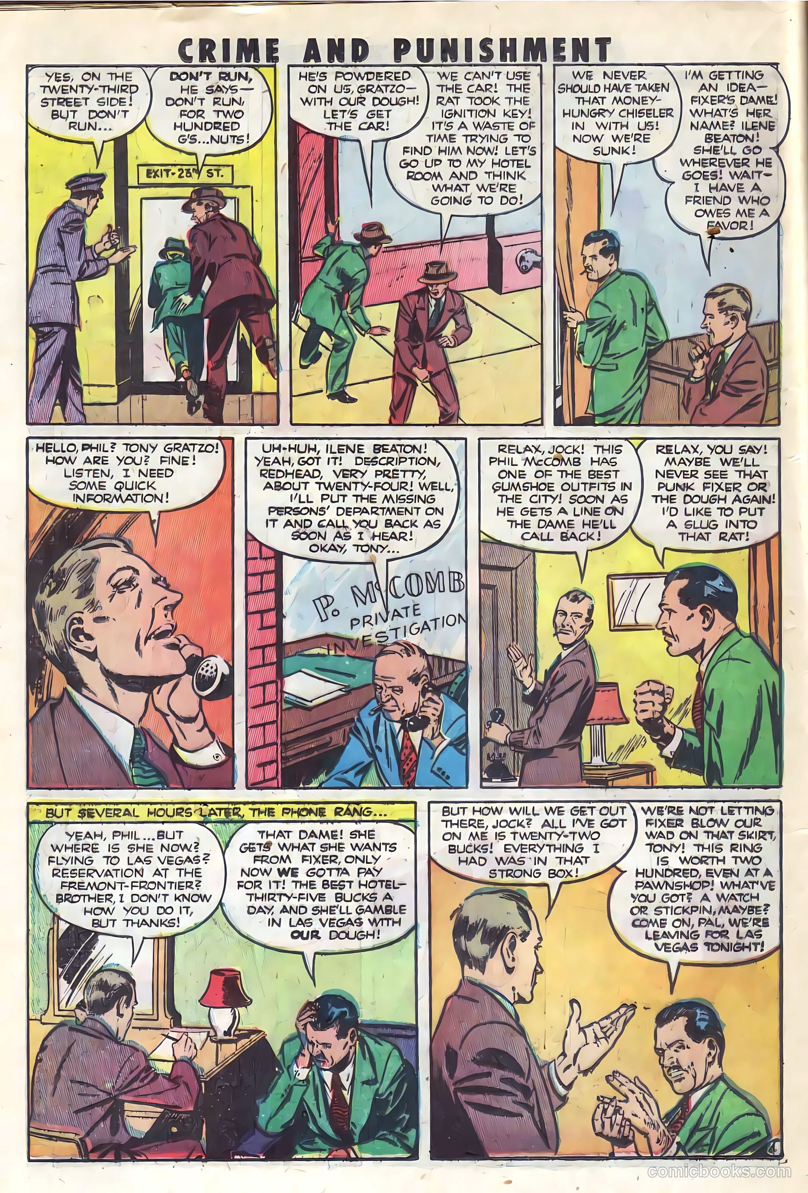 Crime and Punishment #41 (1951) — page 19