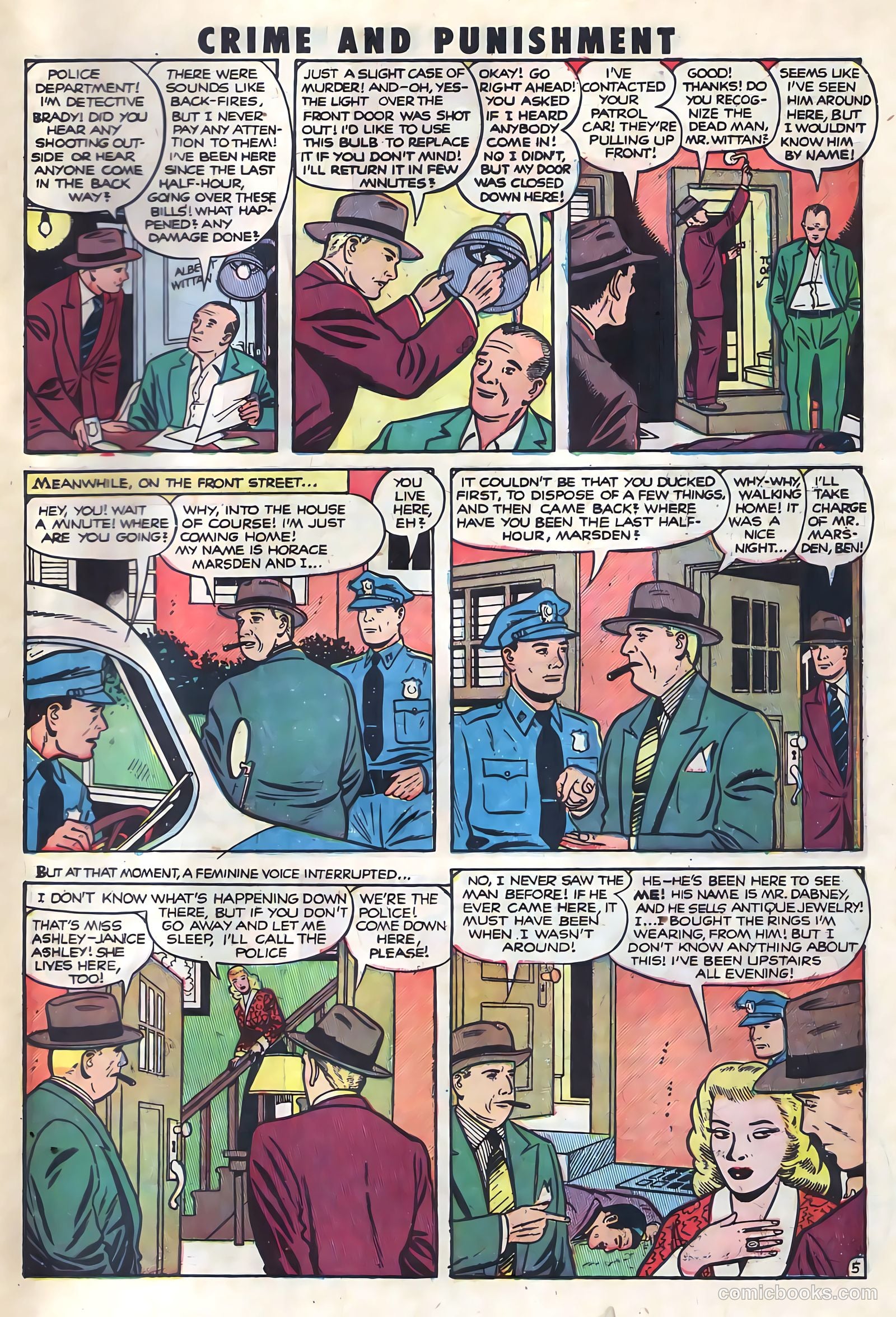 Crime and Punishment #41 (1951) — page 46