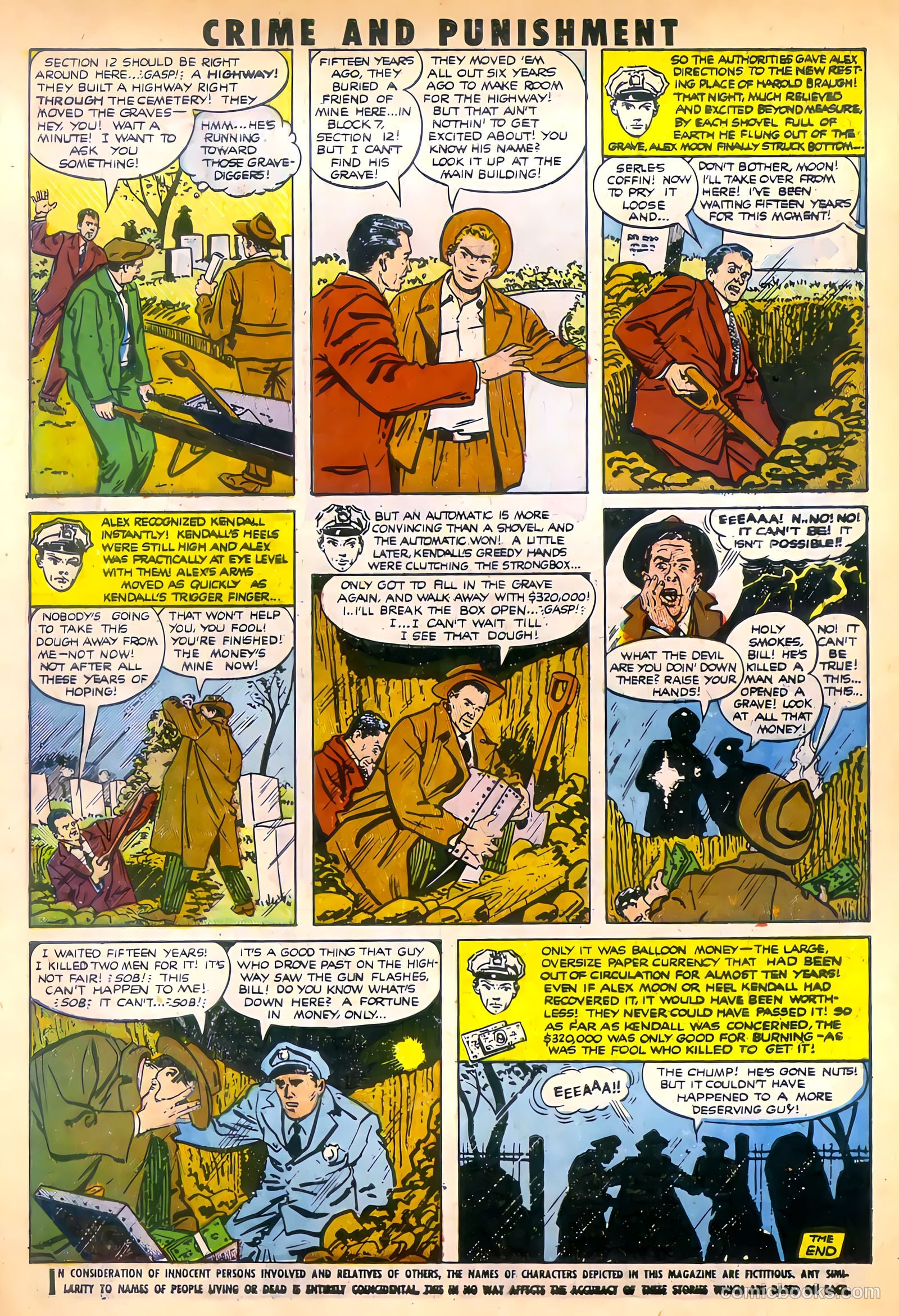 Crime and Punishment #43 (1951) — page 13