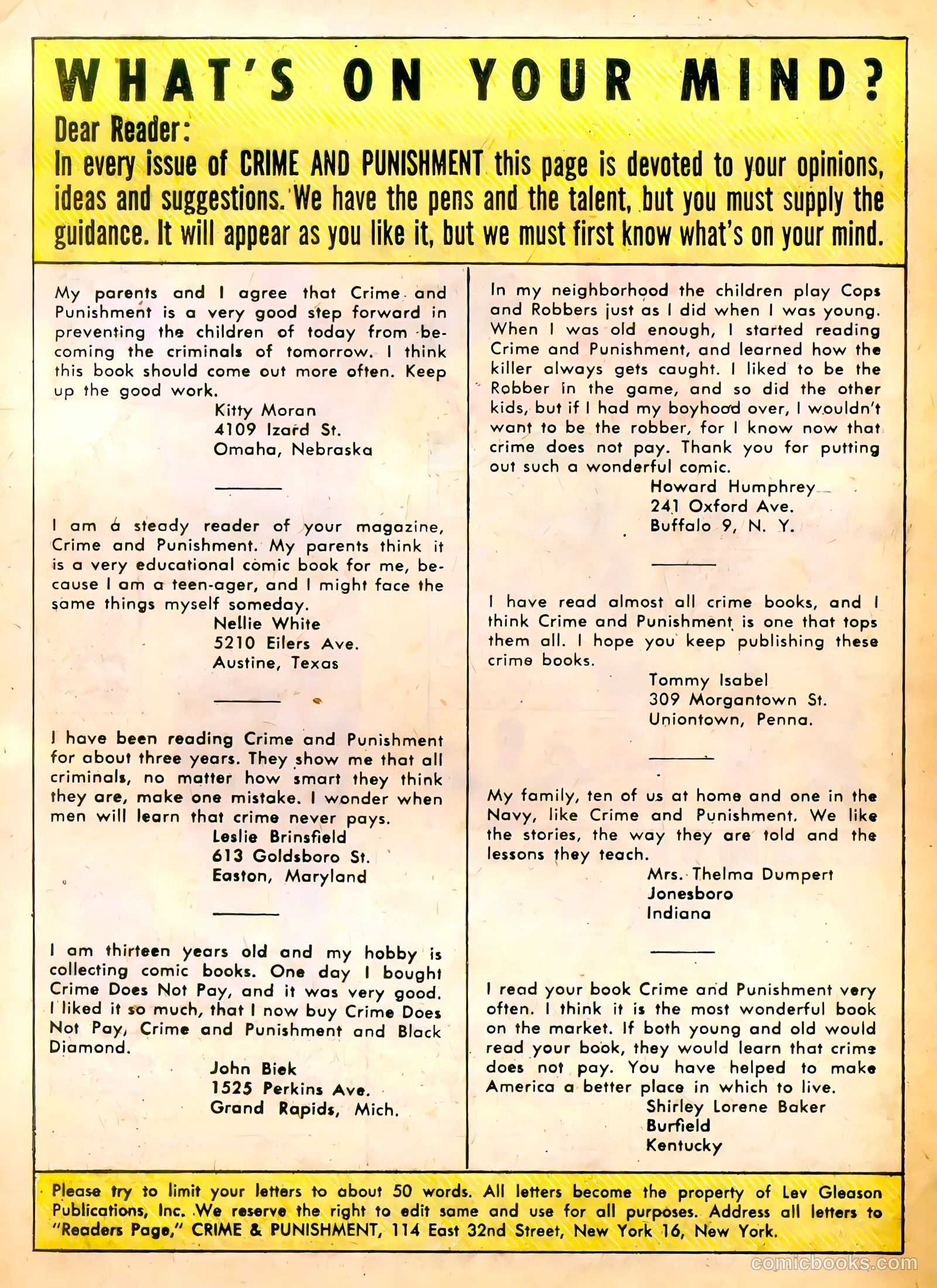 Crime and Punishment #43 (1951) — page 41