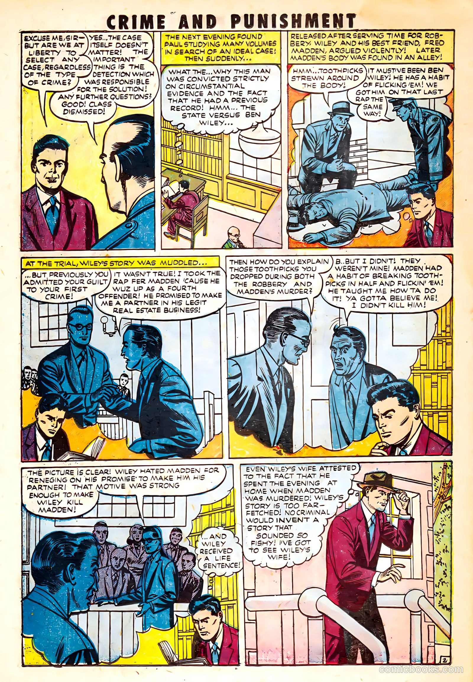 Crime and Punishment #45 (1951) — page 24