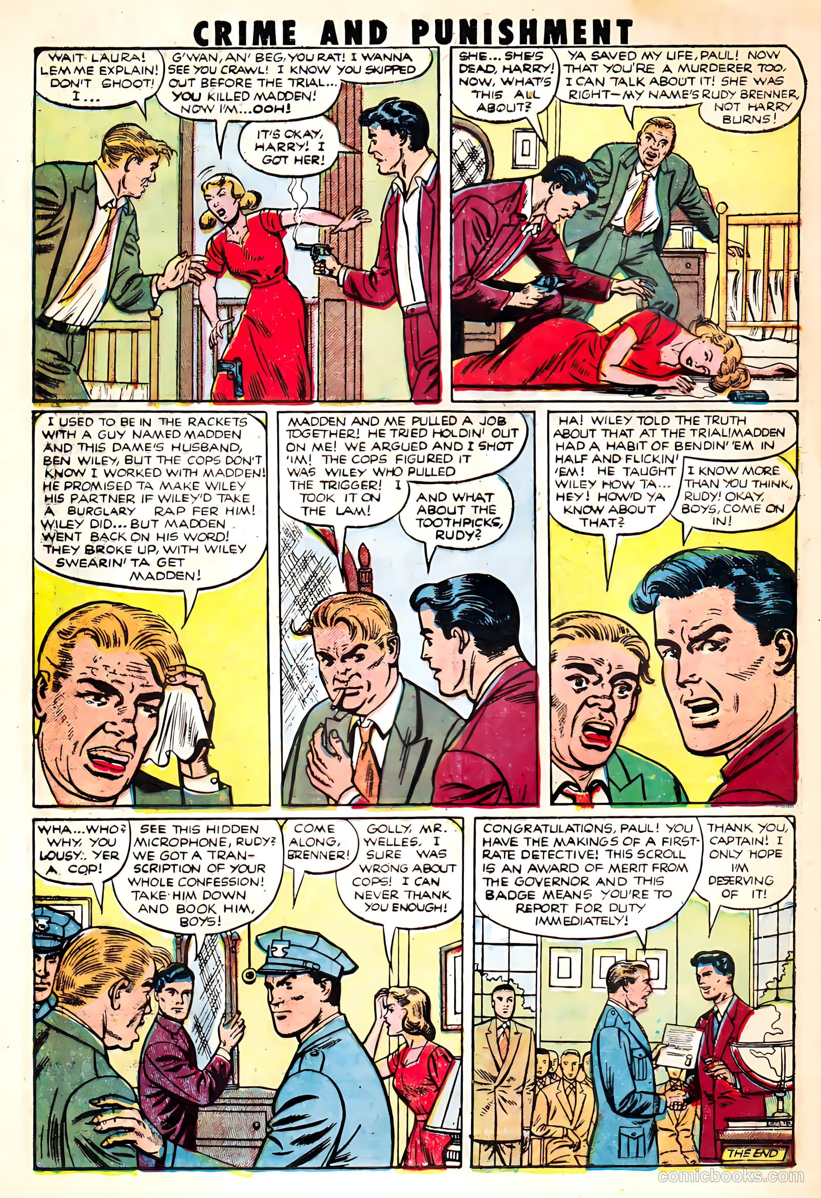 Crime and Punishment #45 (1951) — page 28
