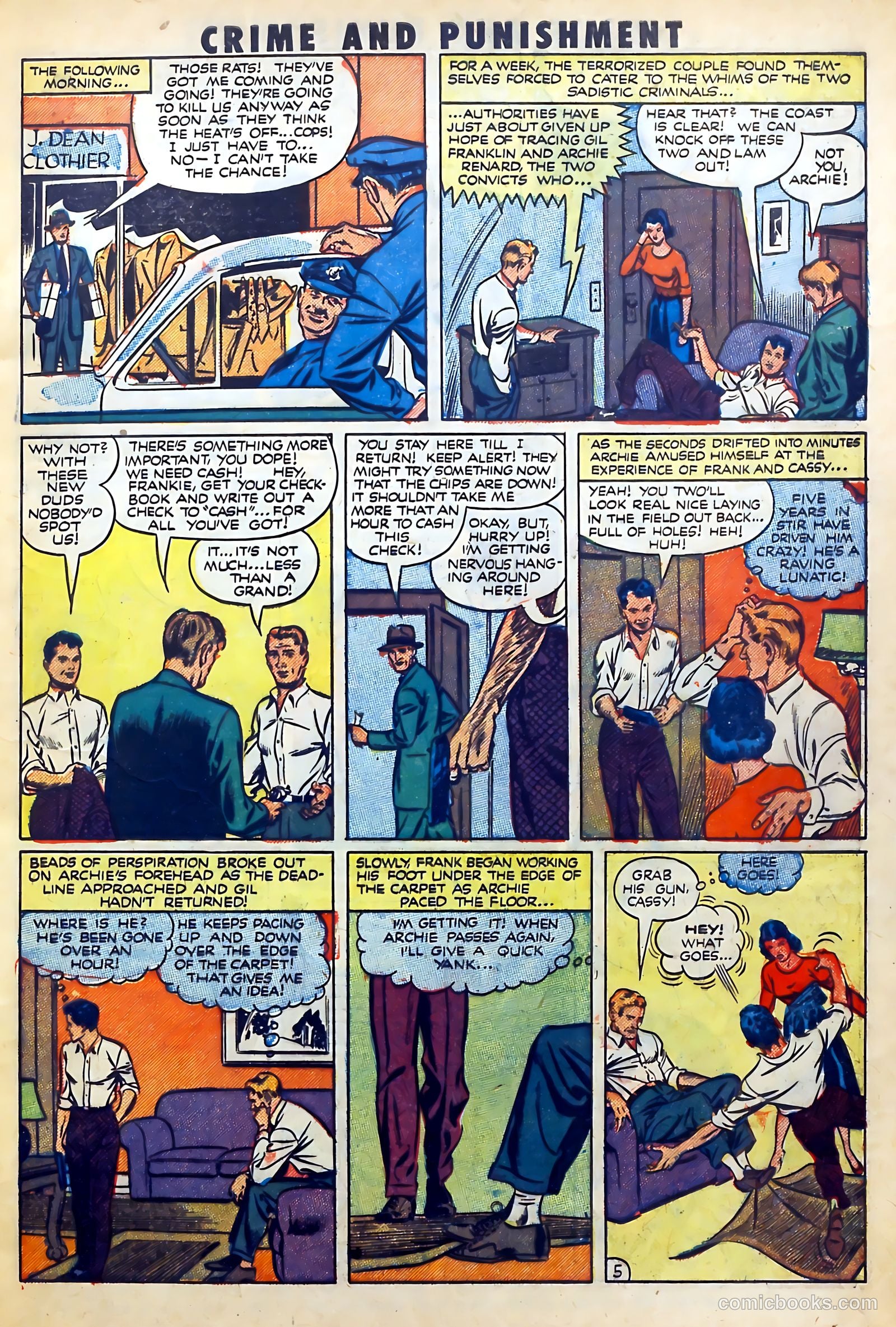 Crime and Punishment #47 (1952) — page 7 of 37