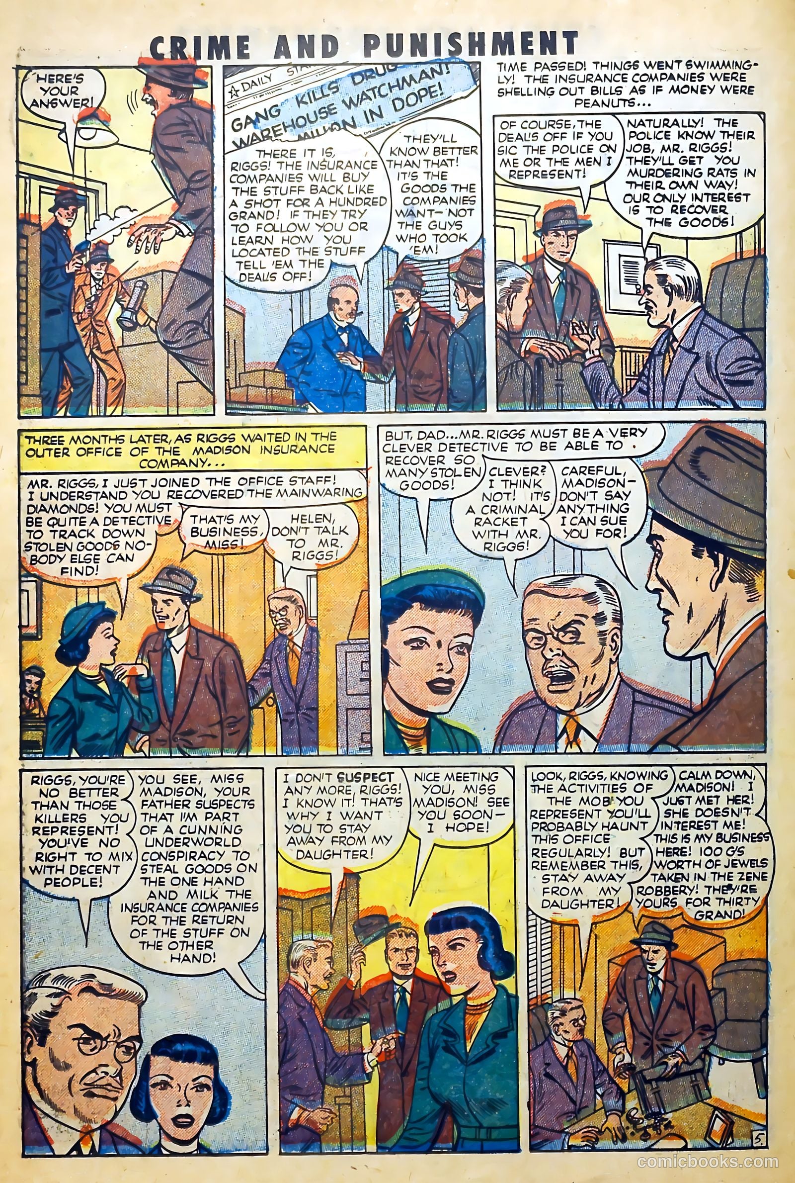 Crime and Punishment #47 (1952) — page 24 of 37