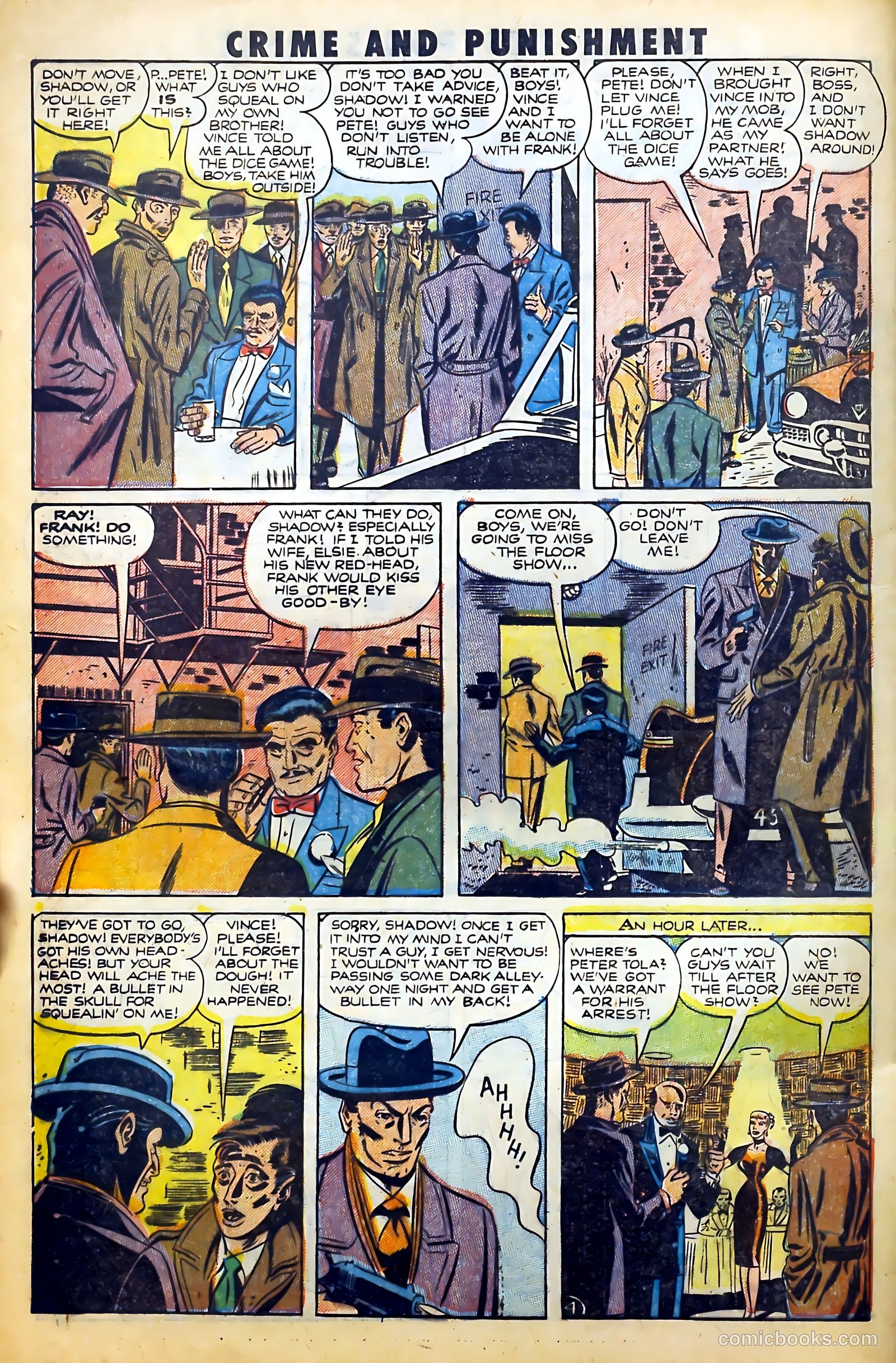 Crime and Punishment #49 (1952) — page 6 of 37