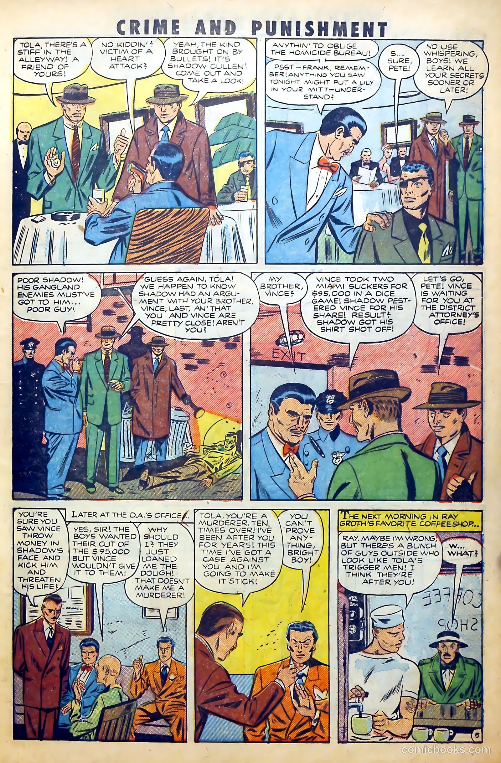 Crime and Punishment #49 (1952) — page 7 of 37