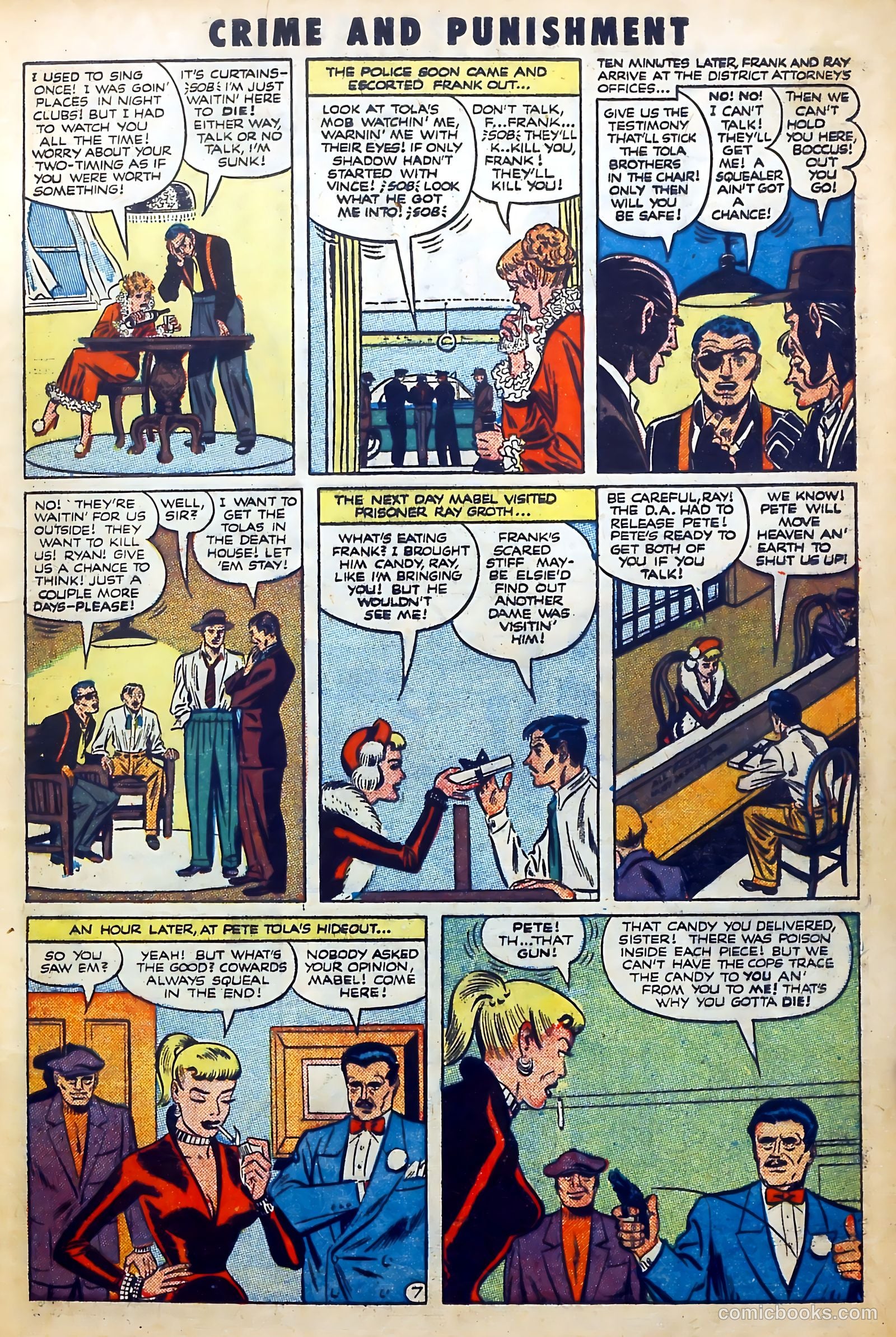 Crime and Punishment #49 (1952) — page 9 of 37