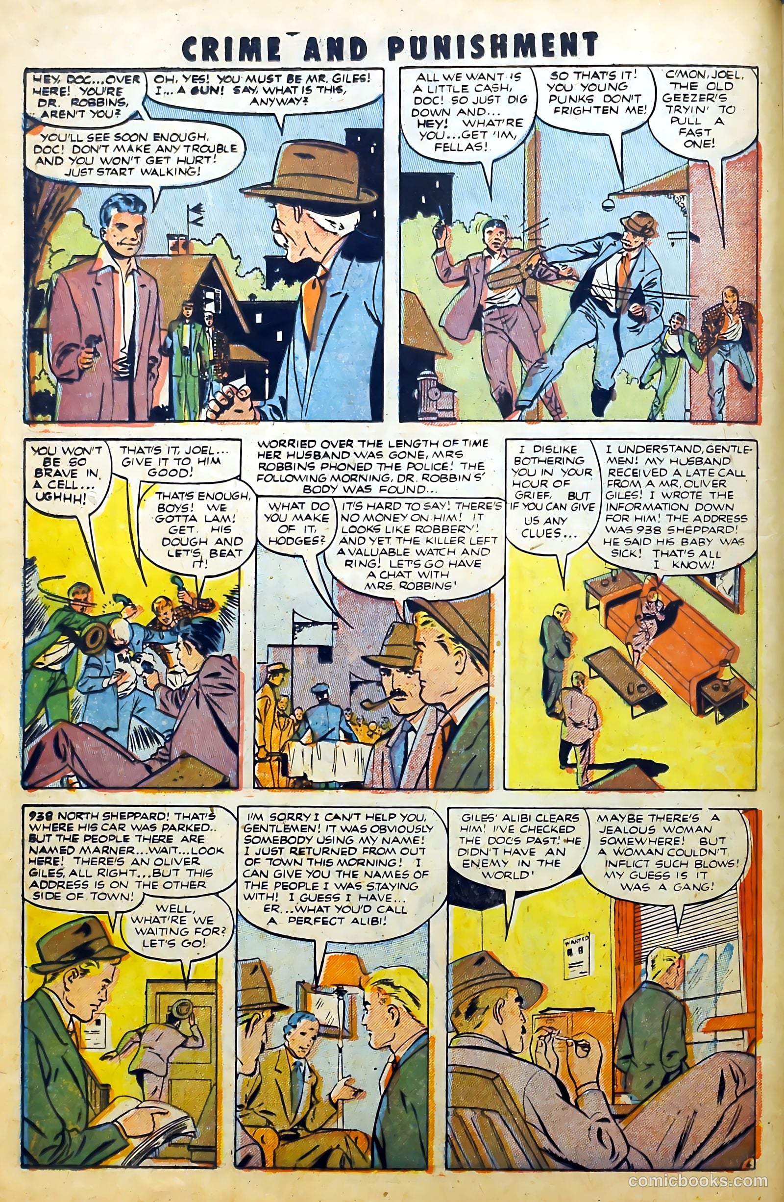 Crime and Punishment #49 (1952) — page 16 of 37