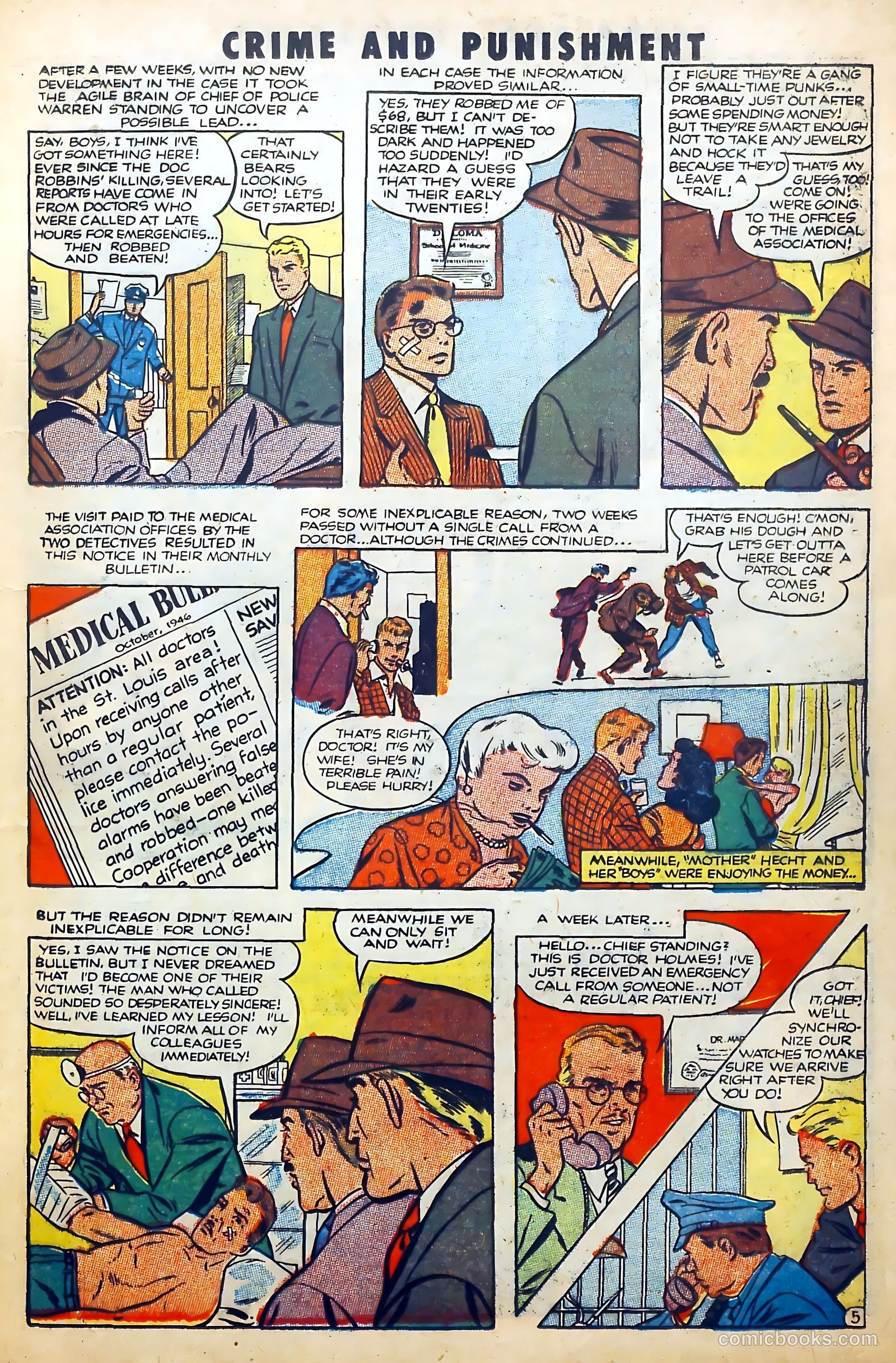 Crime and Punishment #49 (1952) — page 17 of 37